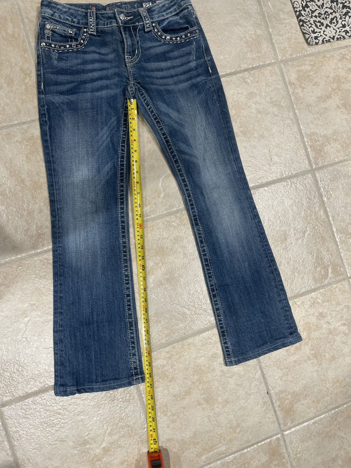 Miss Me Miss Me Embellished Studs Boot Cut Womens Jeans Size 27 Size 27" / US 4 / IT 40 - 8 Thumbnail