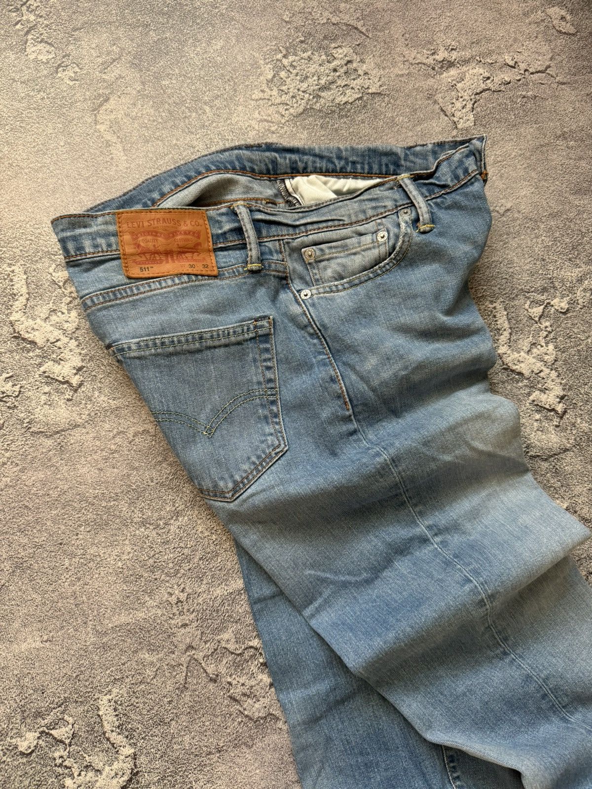 Levi's × Vintage Levi’s 511 30/32 blue denim pant trouser Jean chino Size US 30 / EU 46 - 14 Thumbnail