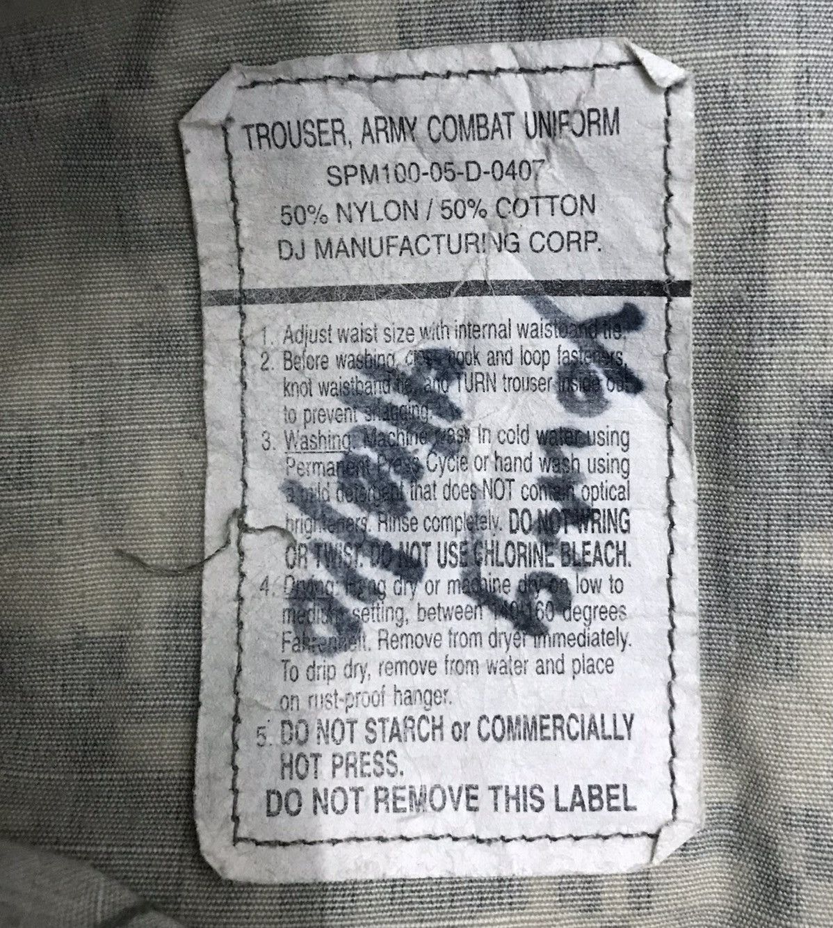 Other Vintage Army Combat Uniform Trouser Size US 35 - 12 Thumbnail