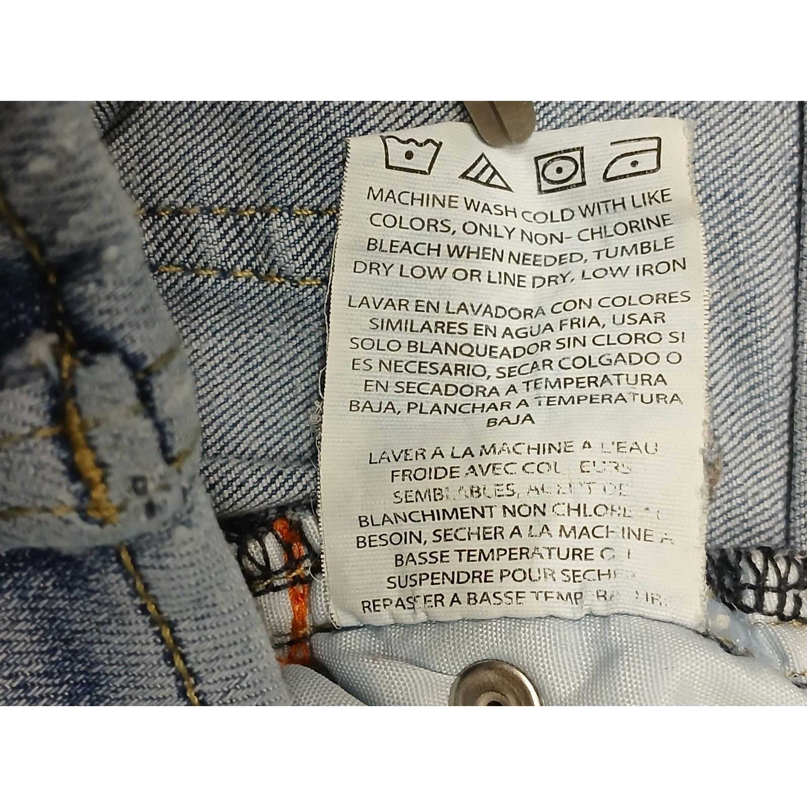 Lee Lee Modern (32x30) Straight Fit Tapered Leg Blue Denim Jeans Size US 32 / EU 48 - 7 Thumbnail