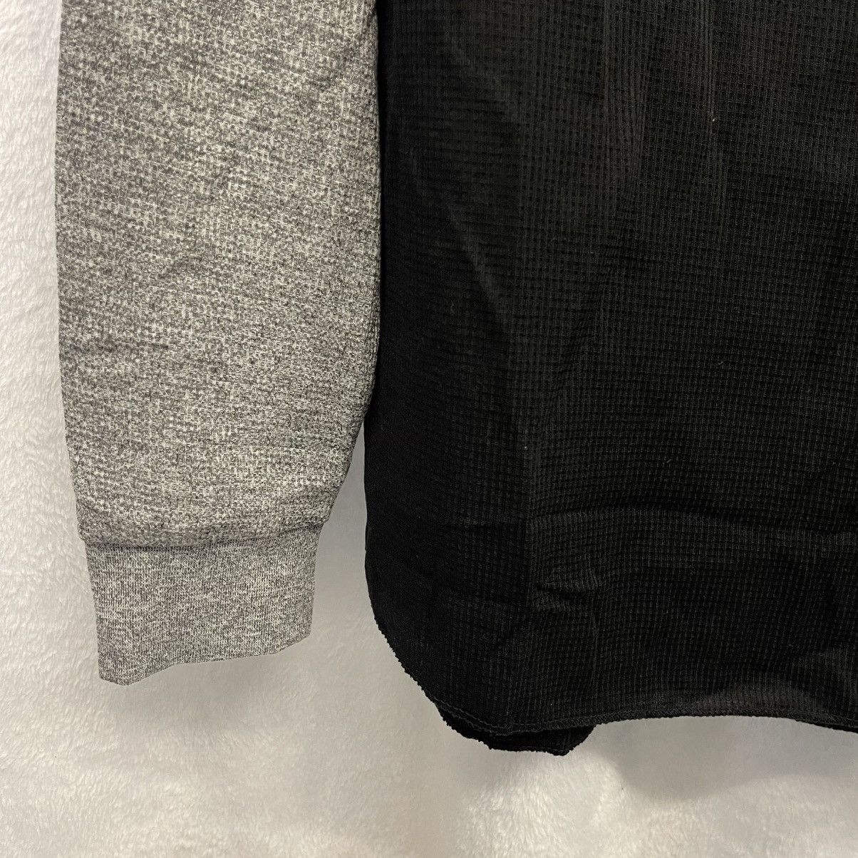 Ecko Unltd. Ecko Unltd Thermal Long Sleeve Raglan Black Gray Shirt Size US L / EU 52-54 / 3 - 4 Thumbnail