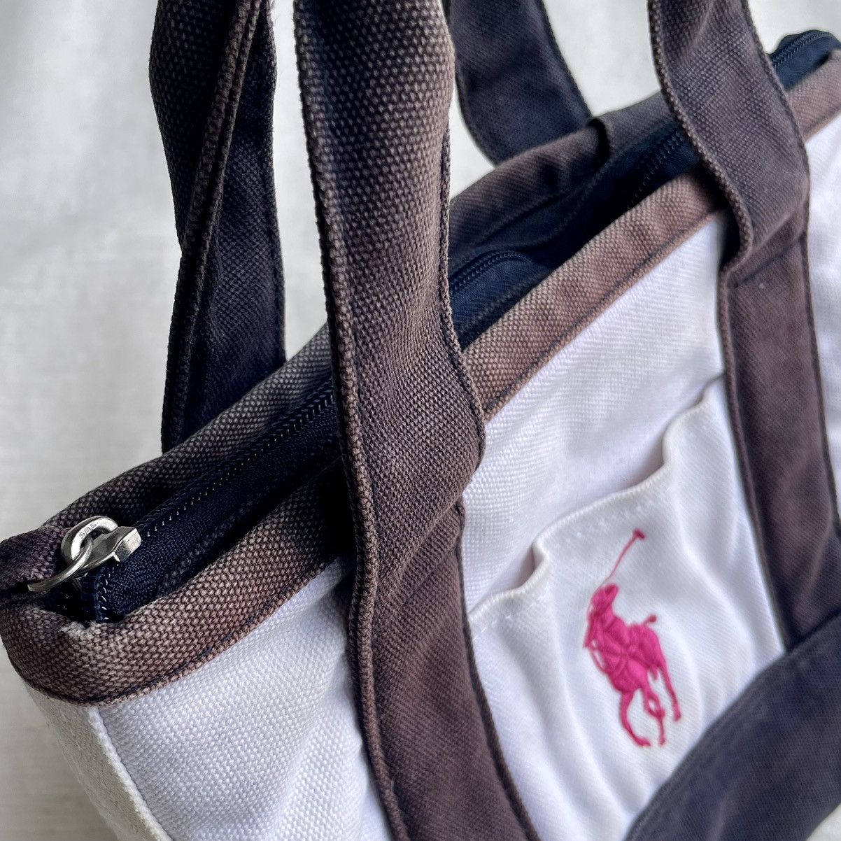Canvas × Polo Ralph Lauren Polo Ralph Lauren Small Tote Bag Size ONE SIZE - 14 Thumbnail