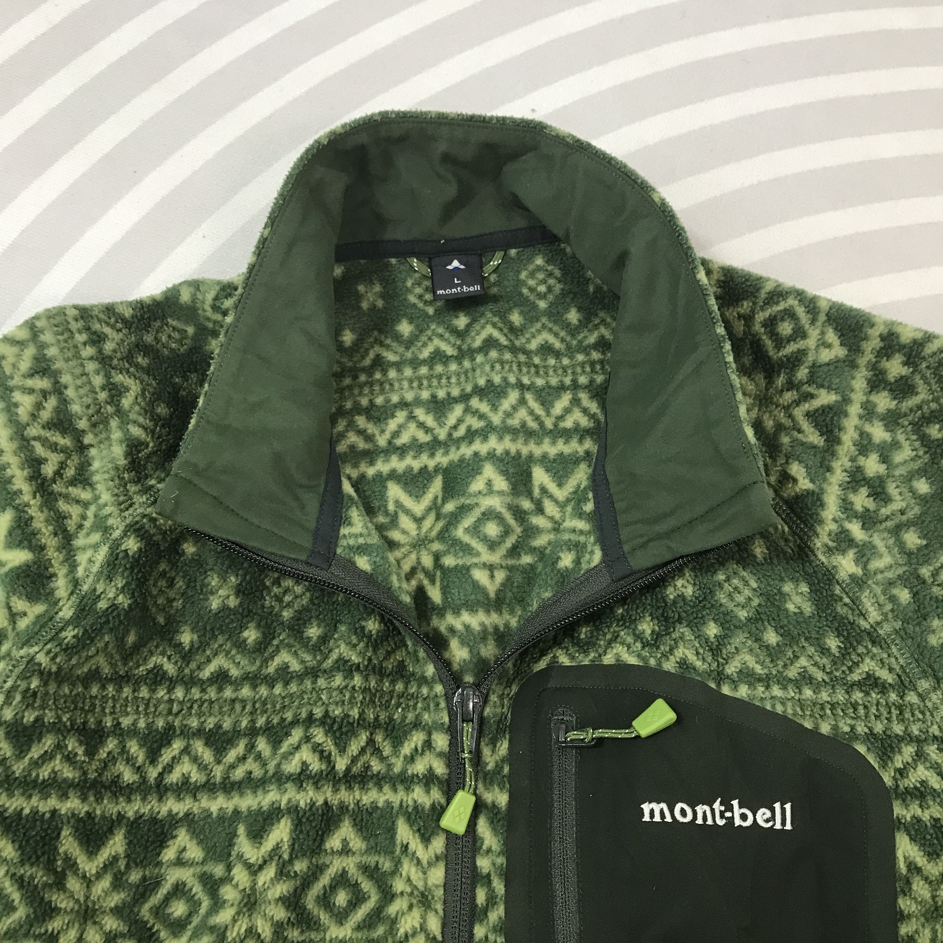 Montbell Vintage Montbell fleece zip Jacket K63B5 Size US L / EU 52-54 / 3 - 8 Thumbnail
