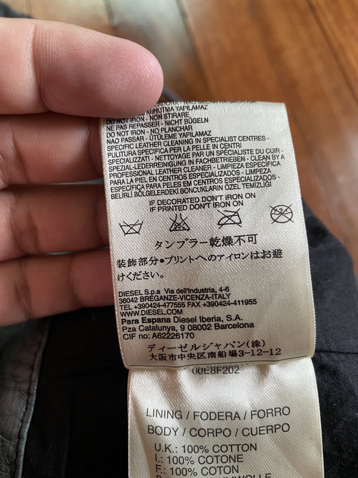 Diesel Archive Diesel Cargo Leather Jacket Size US S / EU 44-46 / 1 - 21 Thumbnail