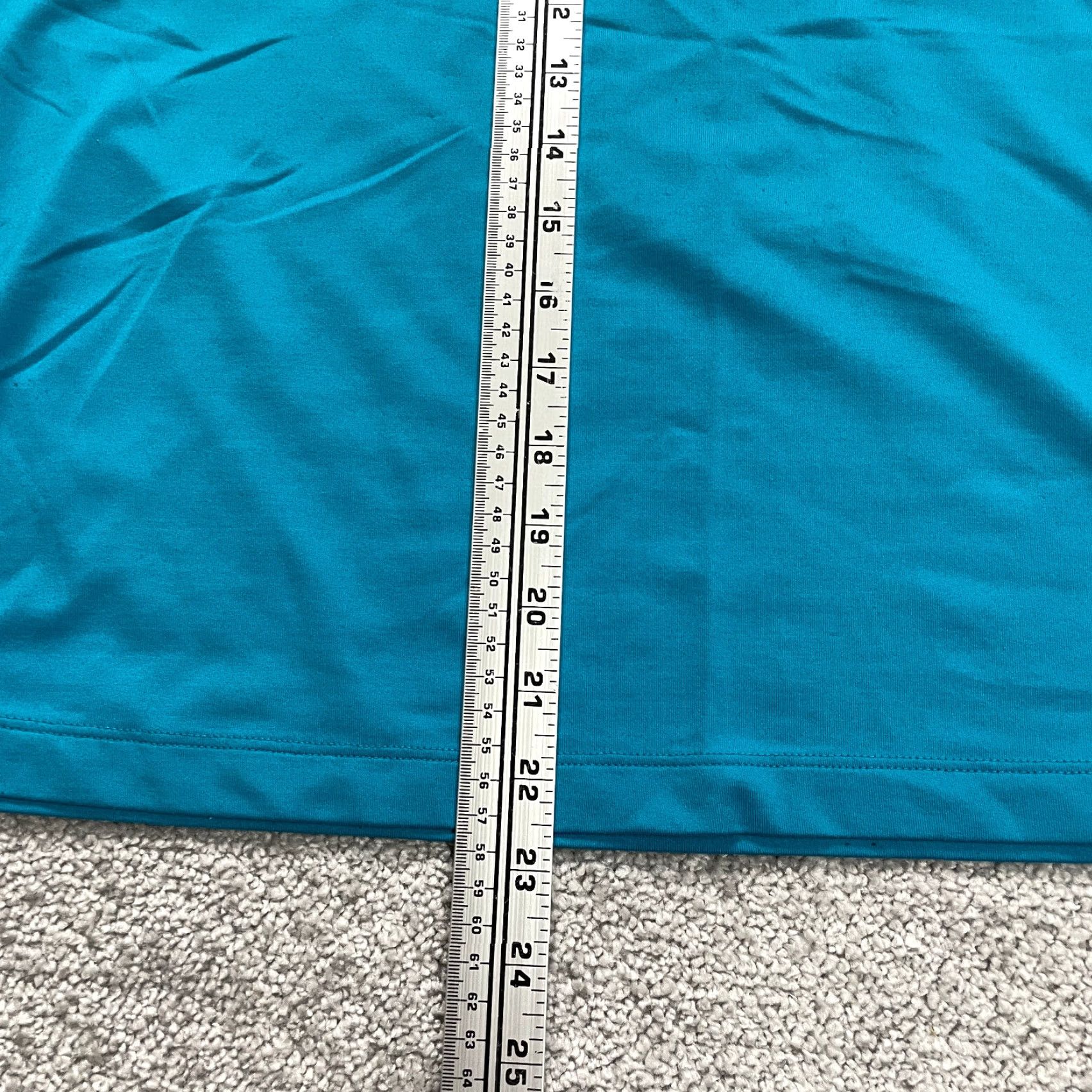 Vintage VINTAGE Chico's Women's T-Shirt Adult Large Blue V-Neck Short Sleeve Casual Cotton Modal Spandex 12/14 Size L / US 10 / IT 46 - 6 Thumbnail