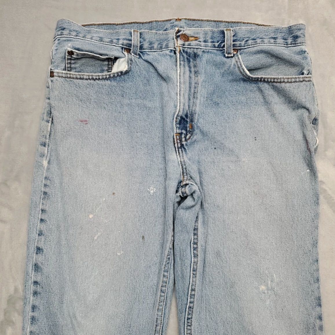Faded Glory Faded Glory Jeans Mens 35x32 Blue Denim Distressed Cotton Work Pants Jeans Shirt? Size US 35 - 5 Thumbnail