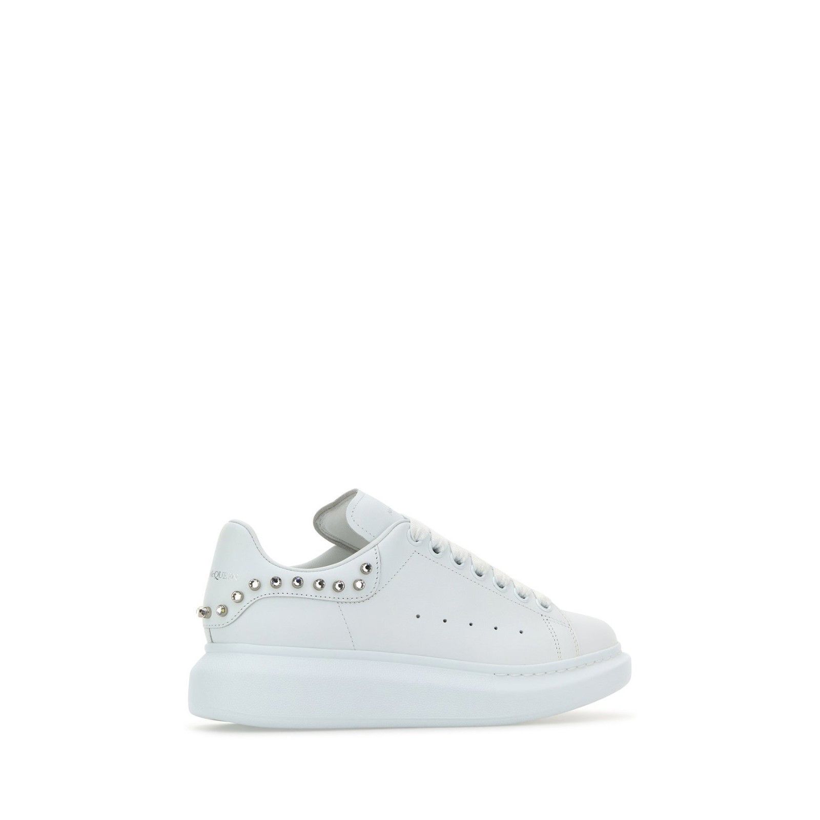 Alexander McQueen ALEXANDER MCQUEEN White Leather Sneakers New & Authentic (Wo Size US 9 / IT 39 - 3 Thumbnail