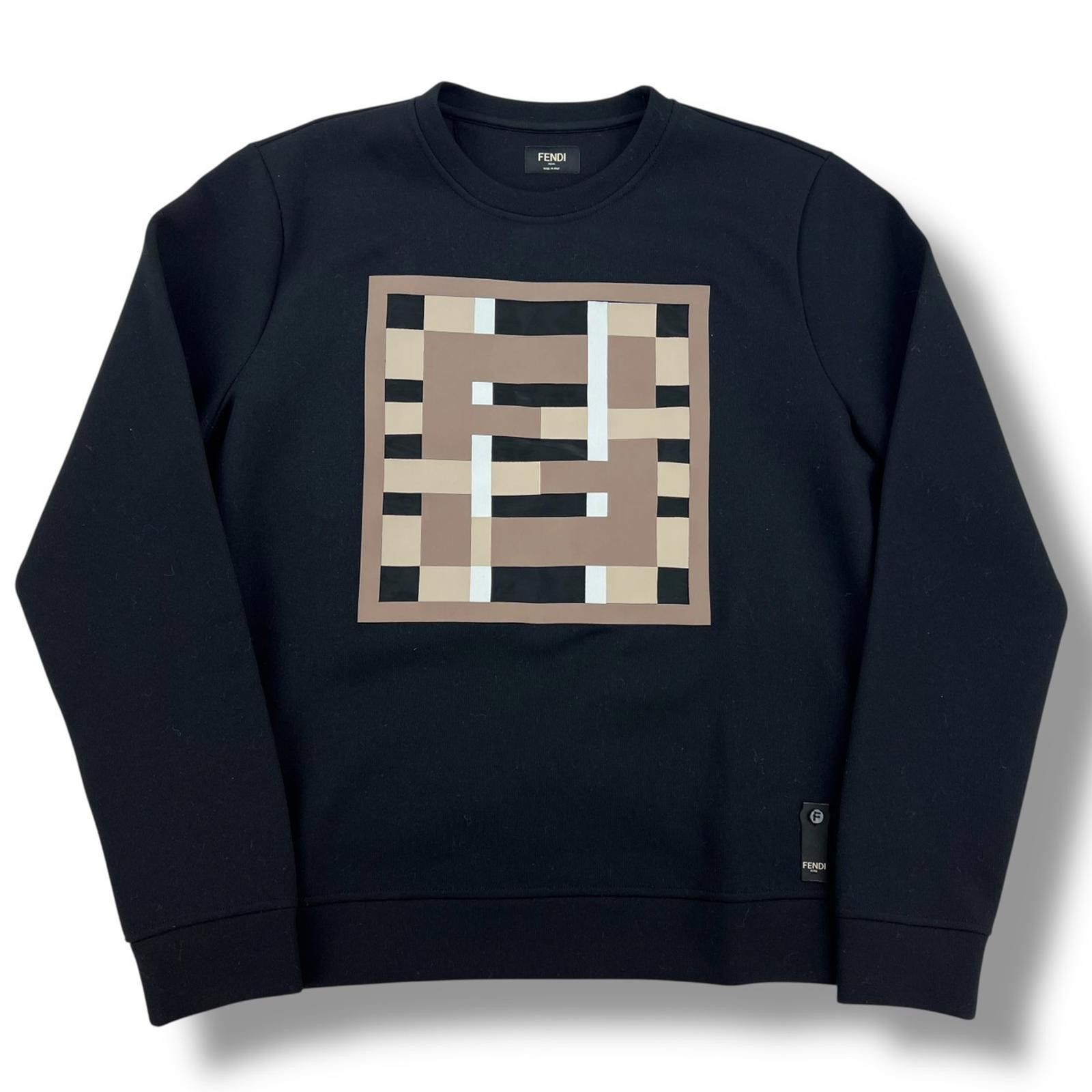 Fendi Fendi FF Black Sweatshirt Size US S / EU 44-46 / 1 - 2 Thumbnail