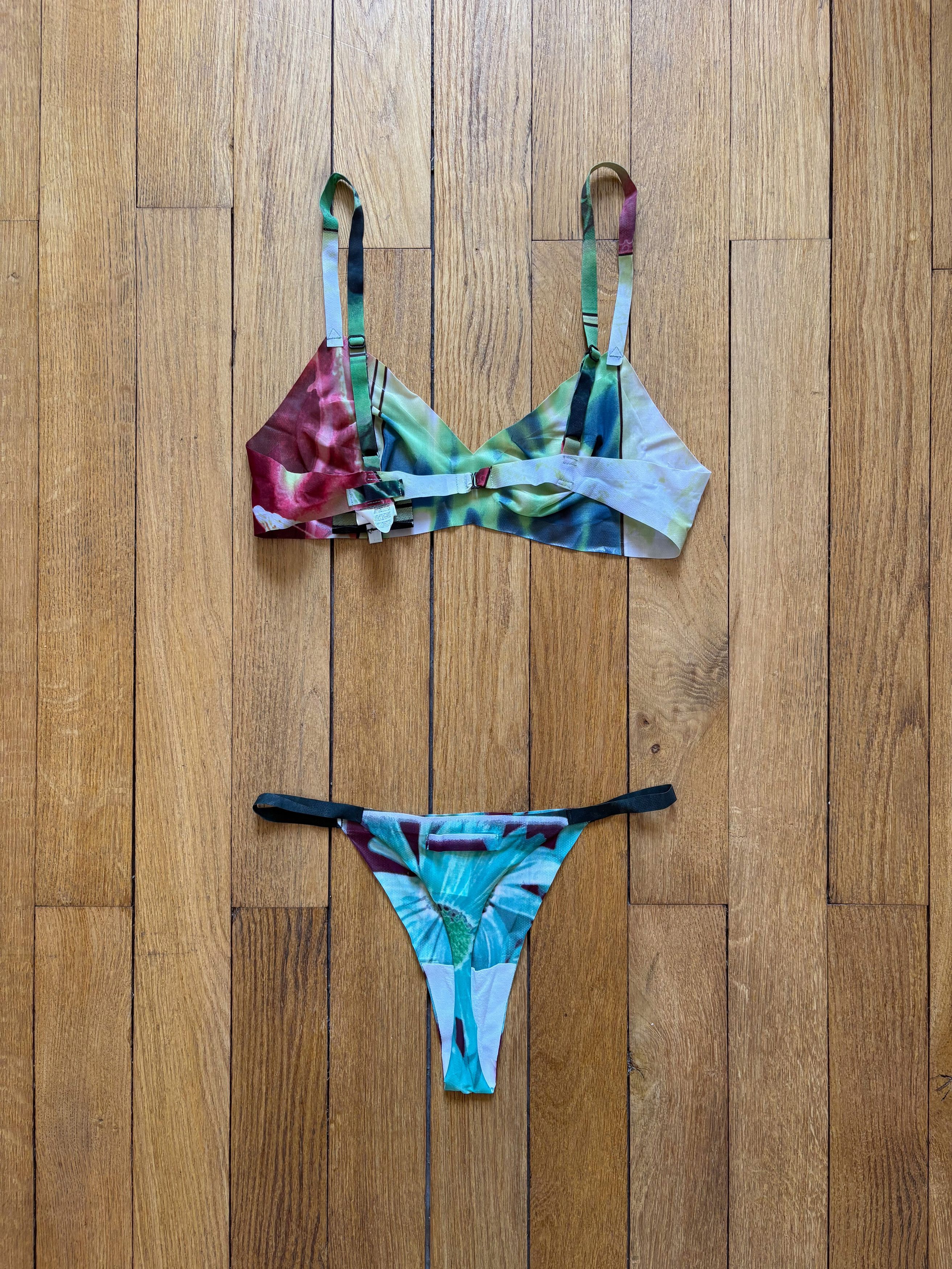 Jean Paul Gaultier Jean Paul Gaultier vintage floral bikini set Size M / US 6-8 / IT 42-44 - 2 Thumbnail