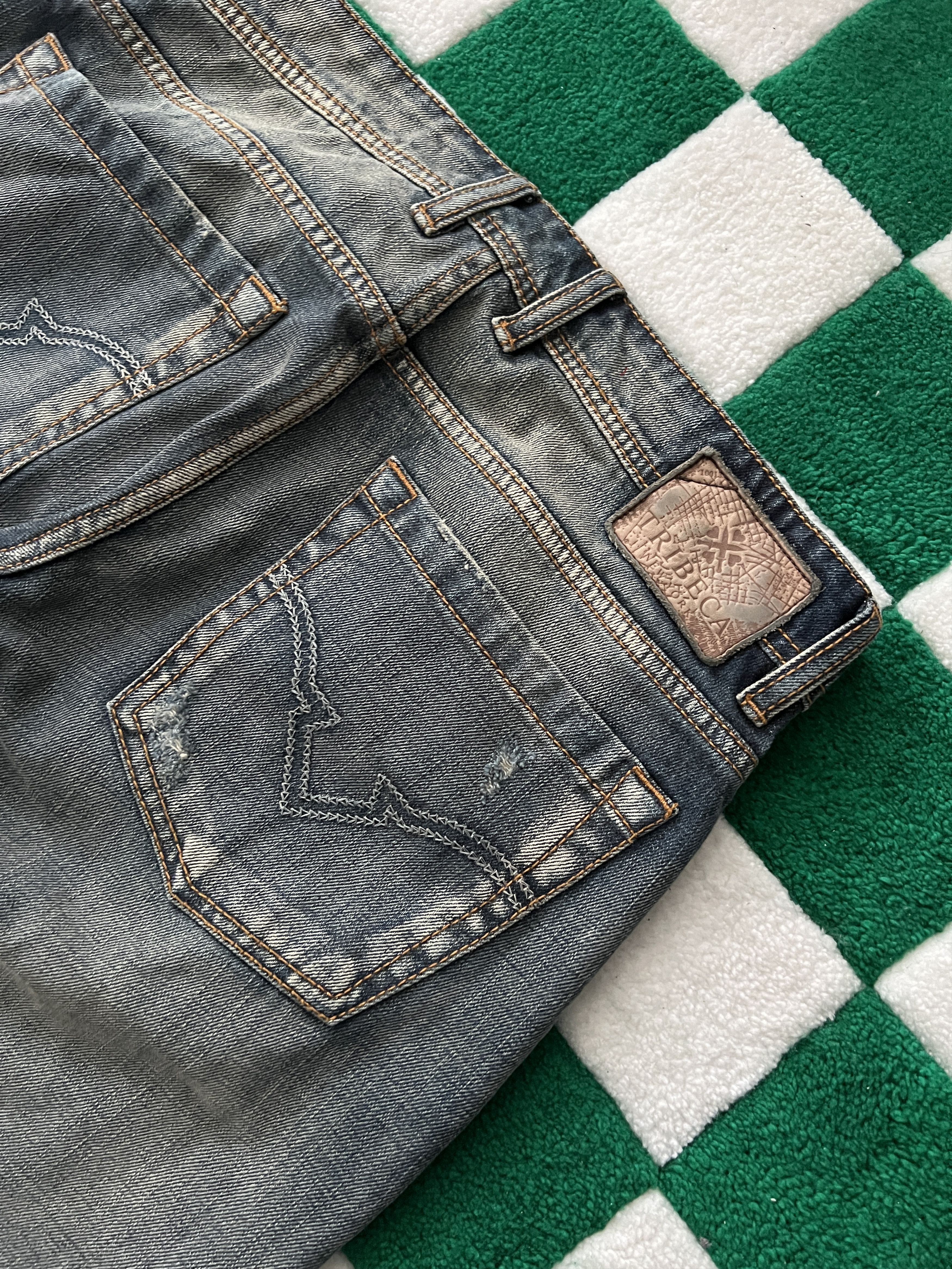 Japanese Brand Vintage Y2K Tribeca New York Japanese Denim Jeans Size US 30 / EU 46 - 3 Thumbnail