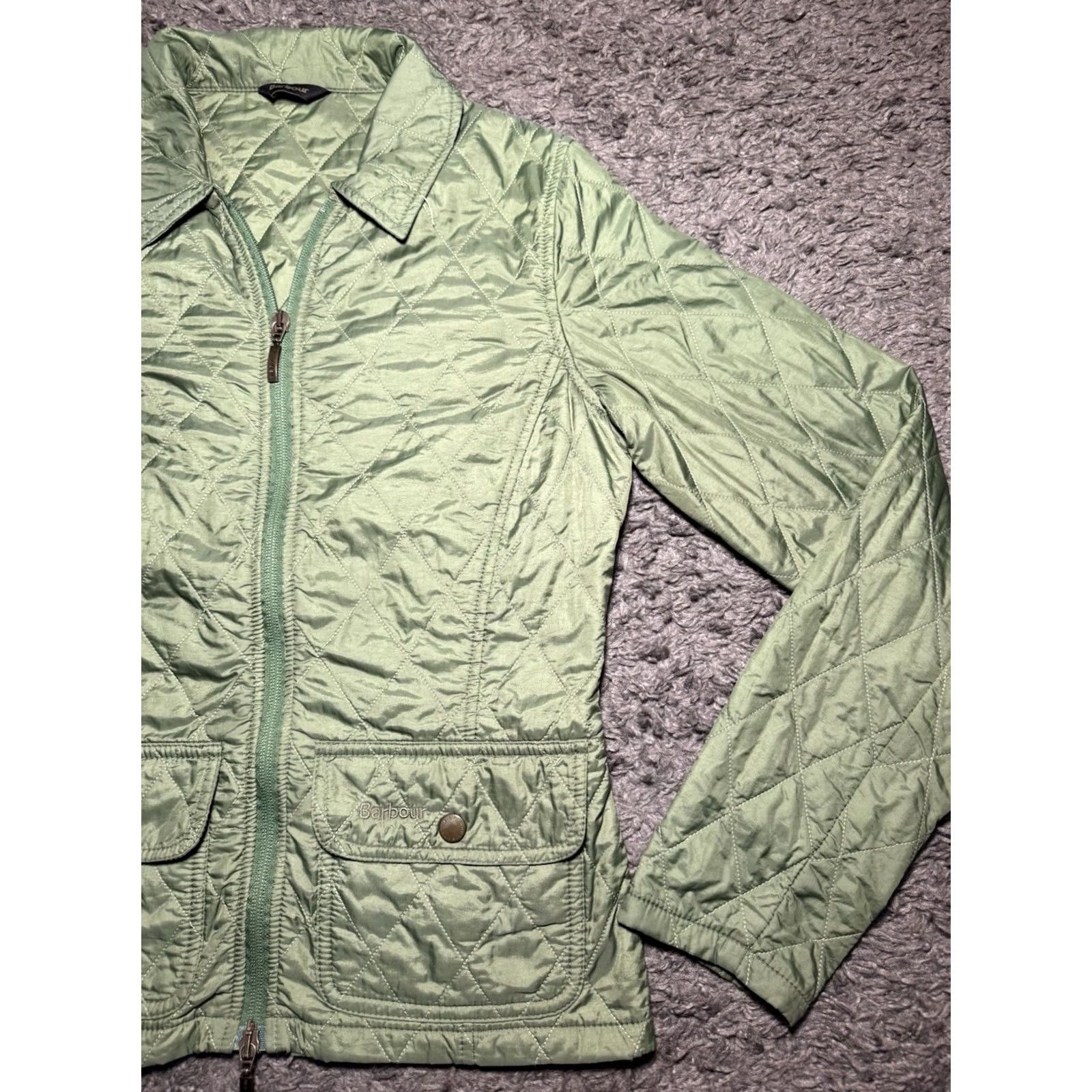 Barbour Barbour Flyweight Cavalry Women’s Green Quilted Puffer Jacket UK 8 US 4 Small Size S / US 4 / IT 40 - 2 Thumbnail