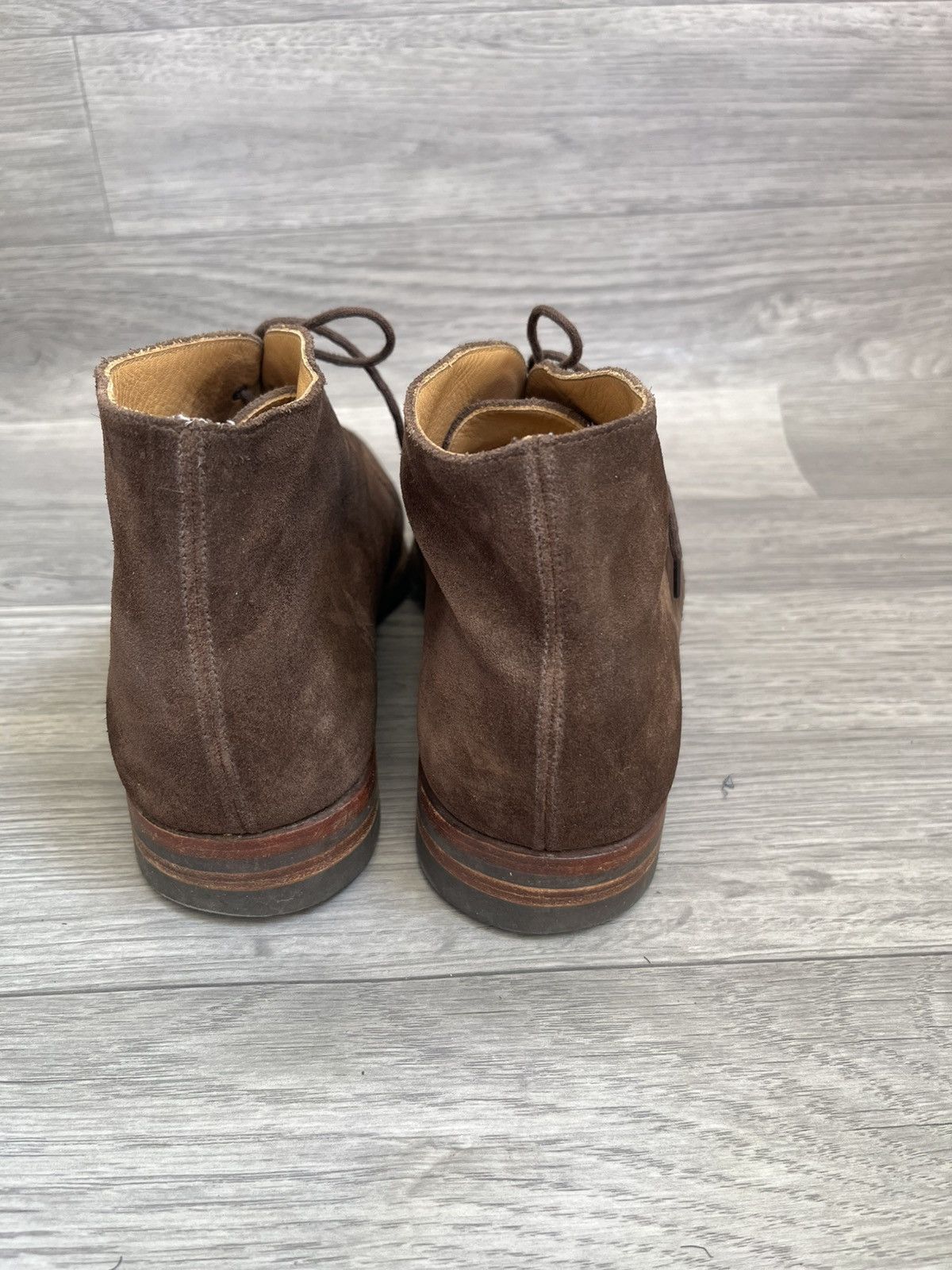 Crockett & Jones Crockett and Jones tetbury brown suede chukka boots sz Uk7.5 Size US 8.5 / EU 41-42 - 7 Thumbnail
