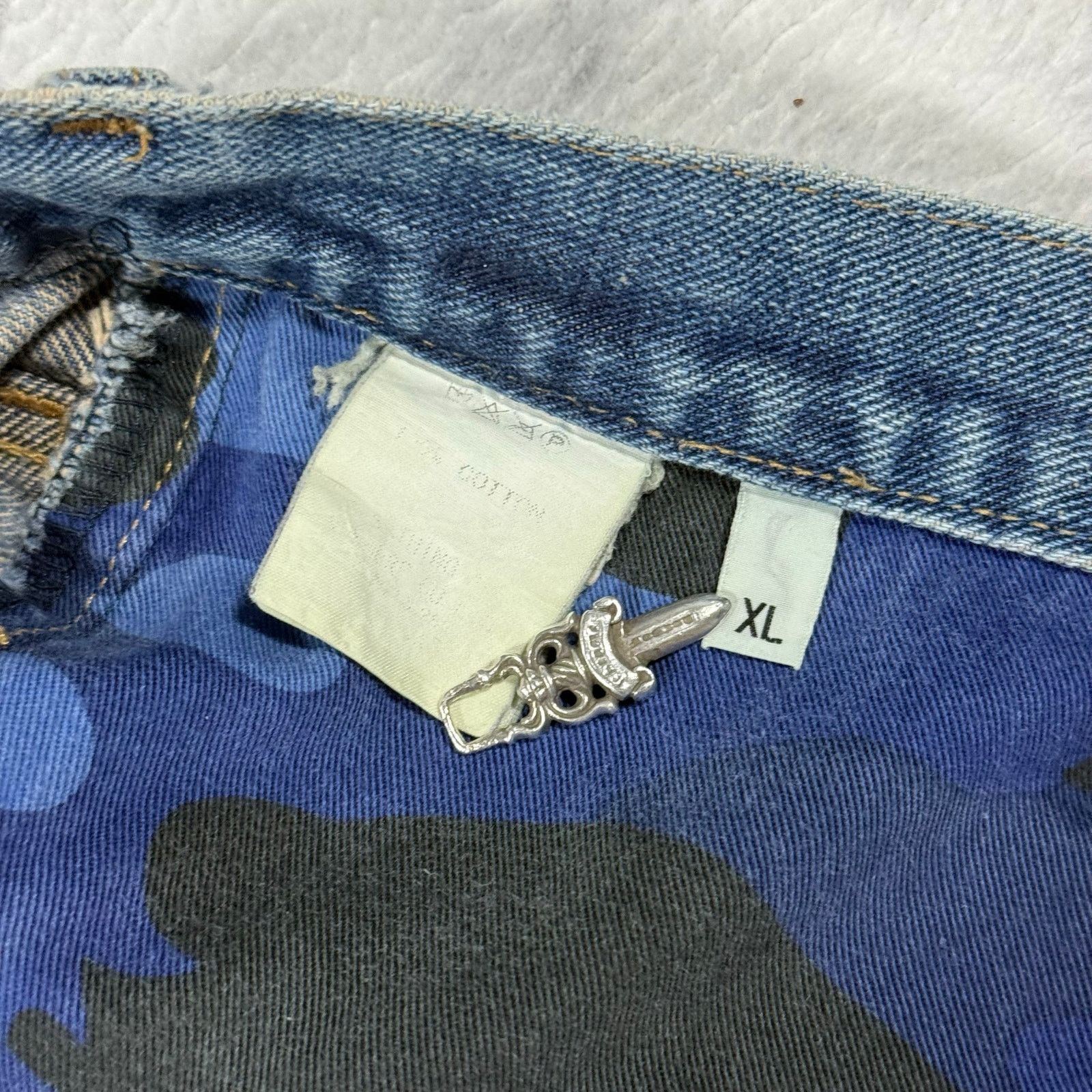 Bape × Nigo Authentic Bape 2000’s Ape Head Baggy Jeans 34 Size US 34 / EU 50 - 5 Thumbnail