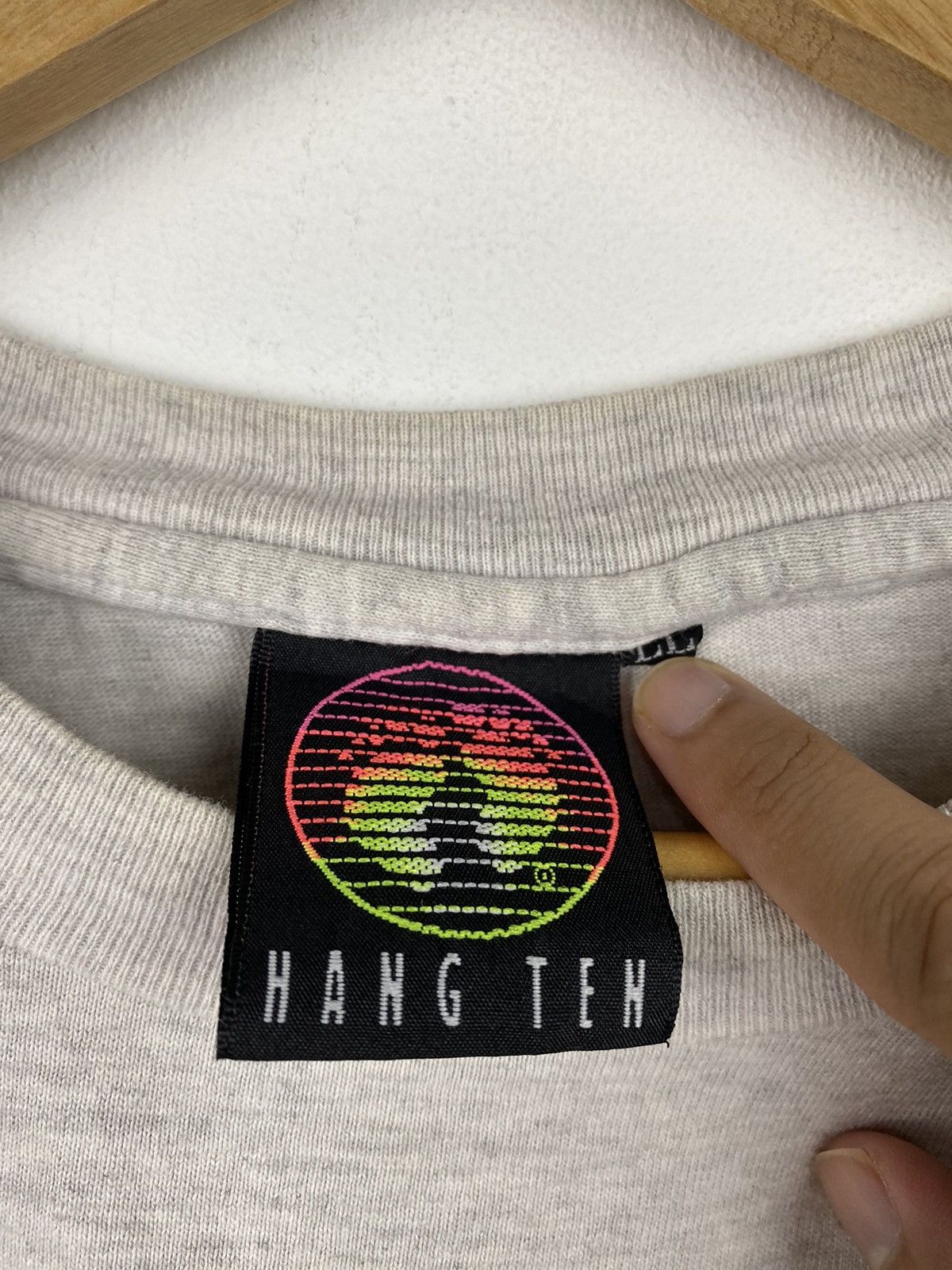 Hang Ten × Vintage Vintage 90s Hang Ten T-shirt Size US L / EU 52-54 / 3 - 5 Thumbnail