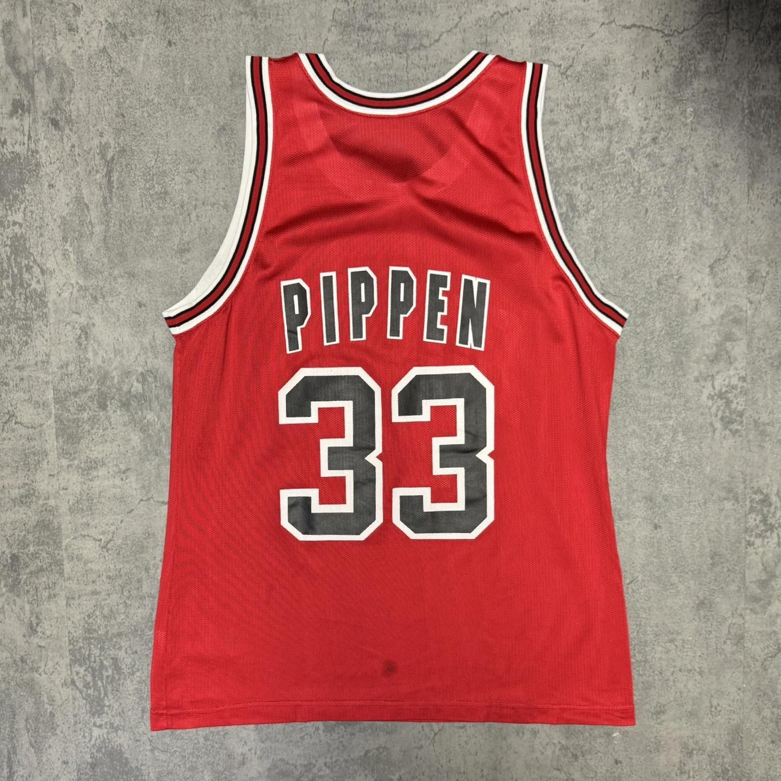 Champion 90s Scottie Pippen Champion Jersey -- 44 -- Size US XL / EU 56 / 4 - 2 Thumbnail