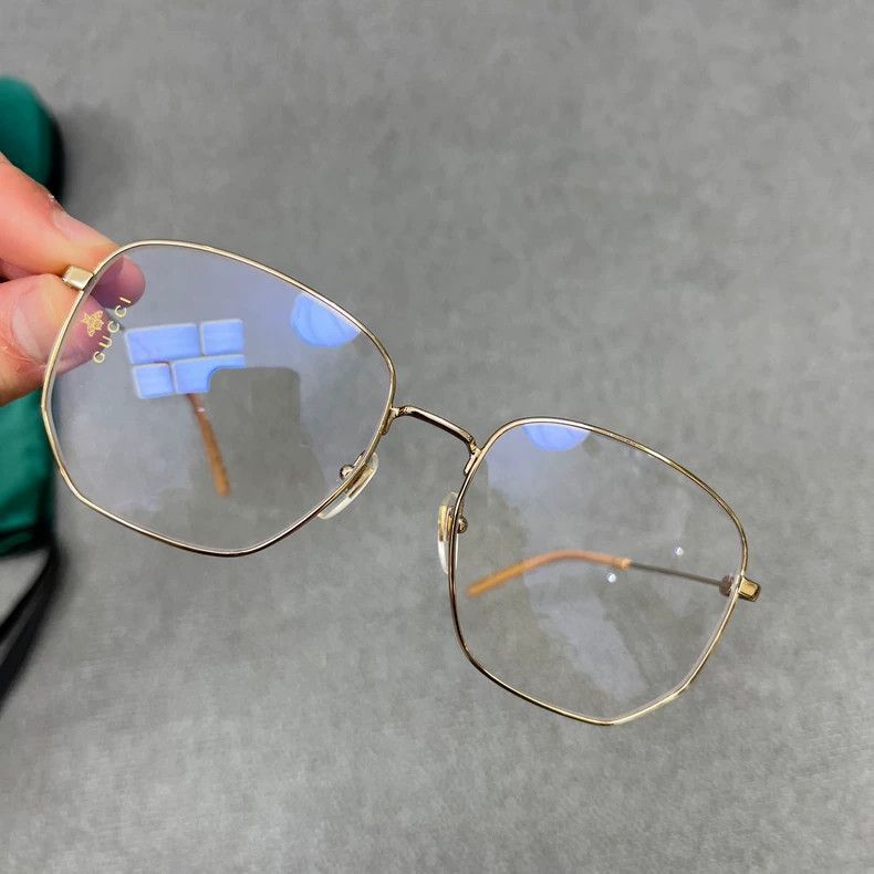 Gucci Gucci Classic Gold Frame Glasses-2505 Size ONE SIZE - 2 Thumbnail