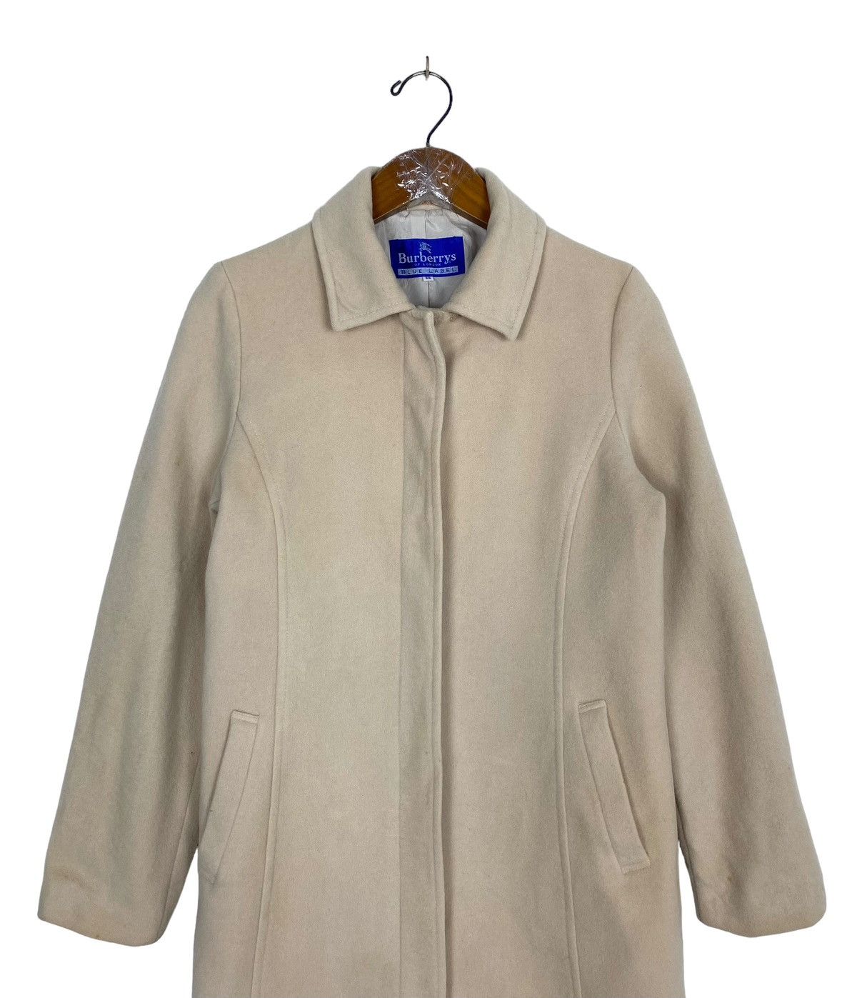Burberry Rare‼️ Vintage Burberrys Blue Label Wool Trench Coat Size S / US 4 / IT 40 - 2 Thumbnail