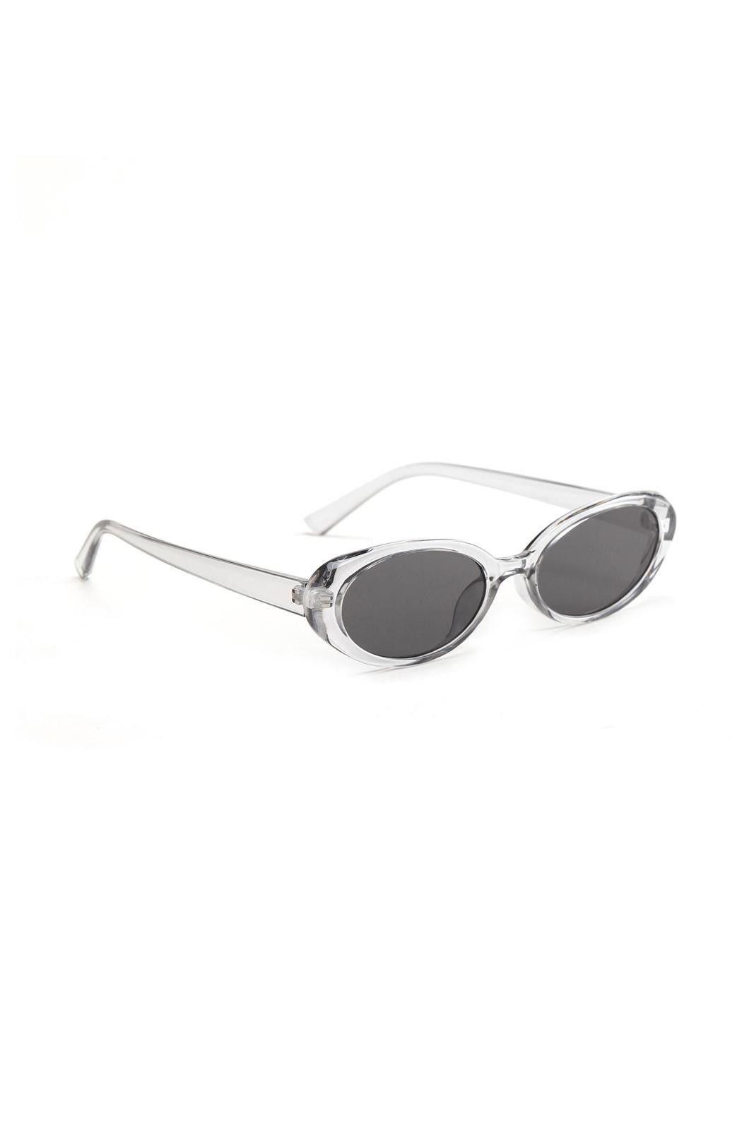 Japanese Brand Rare Vtg Y2k Cat Eye Transparent White Sunglasses Unisex OS Size ONE SIZE - 3 Thumbnail