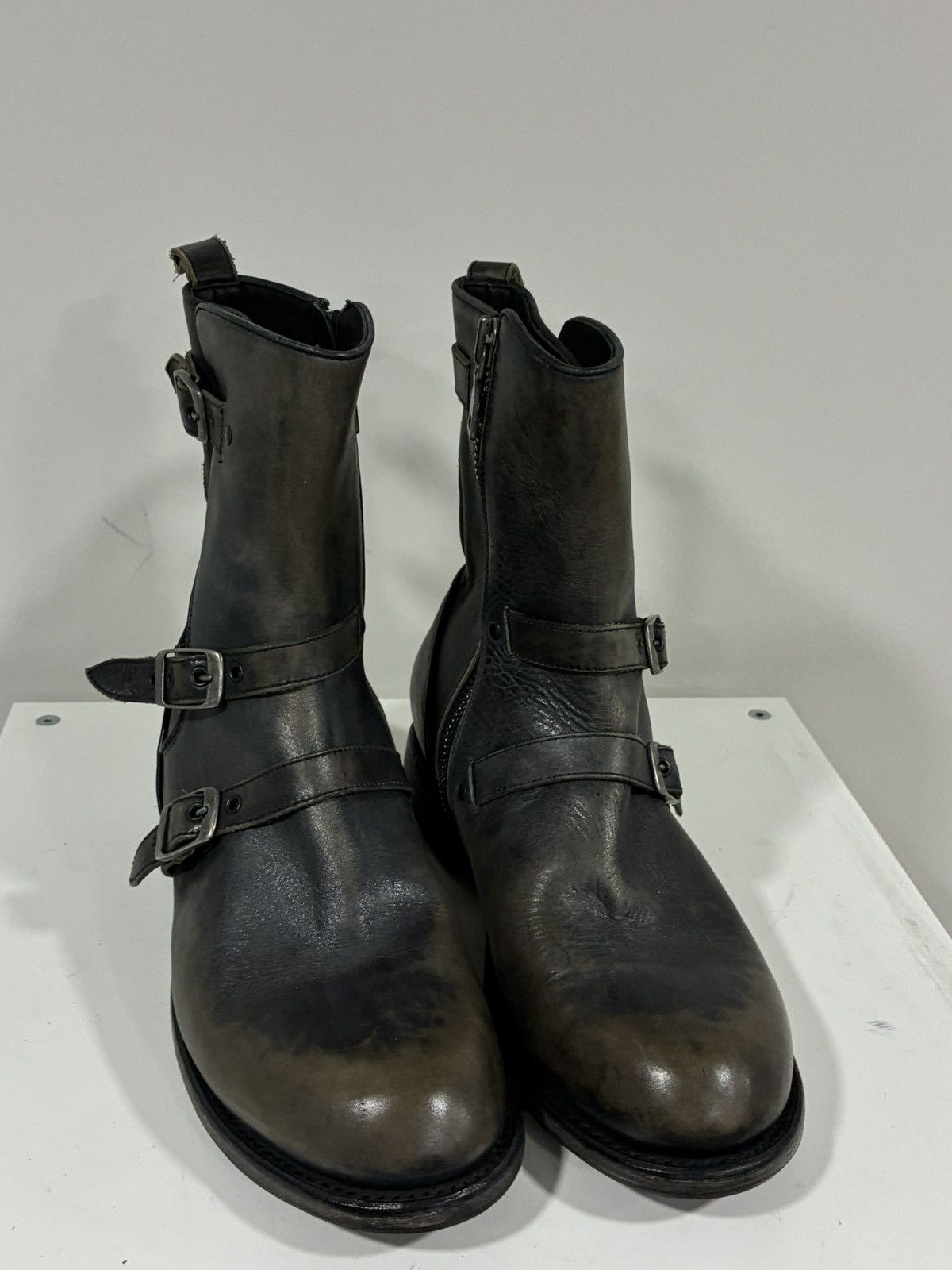 John Varvatos Engineer Moto Triple Buckle Boot 8.5 Size US 8.5 / EU 41-42 - 6 Thumbnail