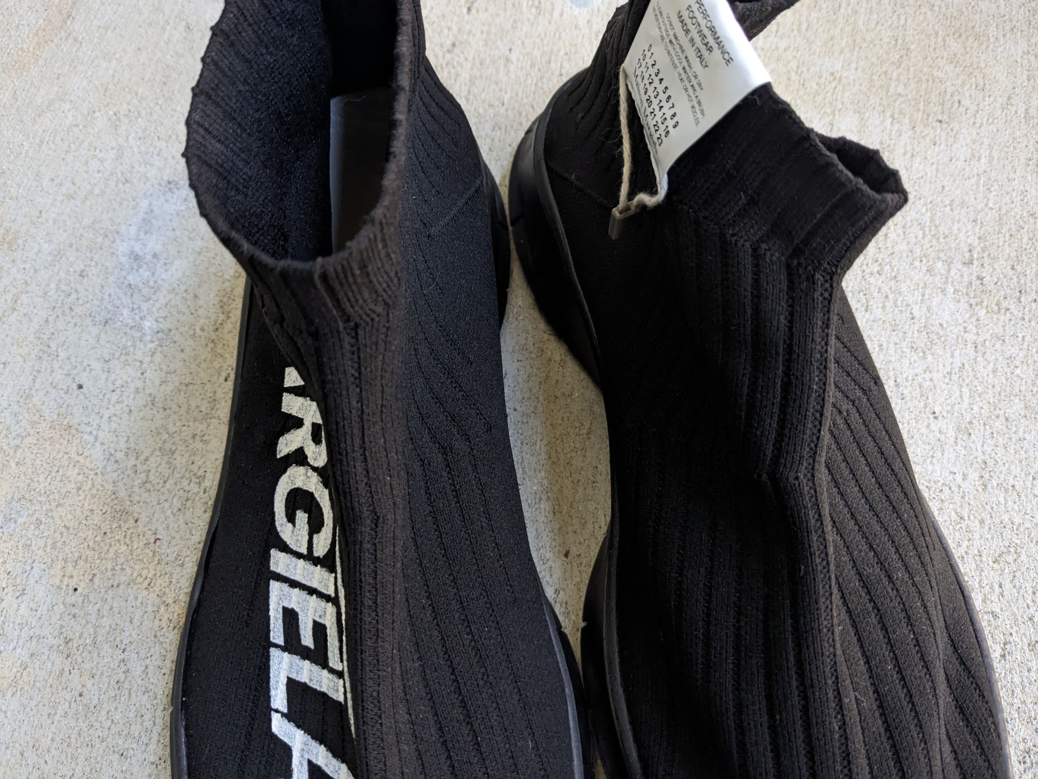 Maison Margiela Maison Margiela Sock Sneakers Black 12 45 High Tops Size US 12 / EU 45 - 4 Thumbnail