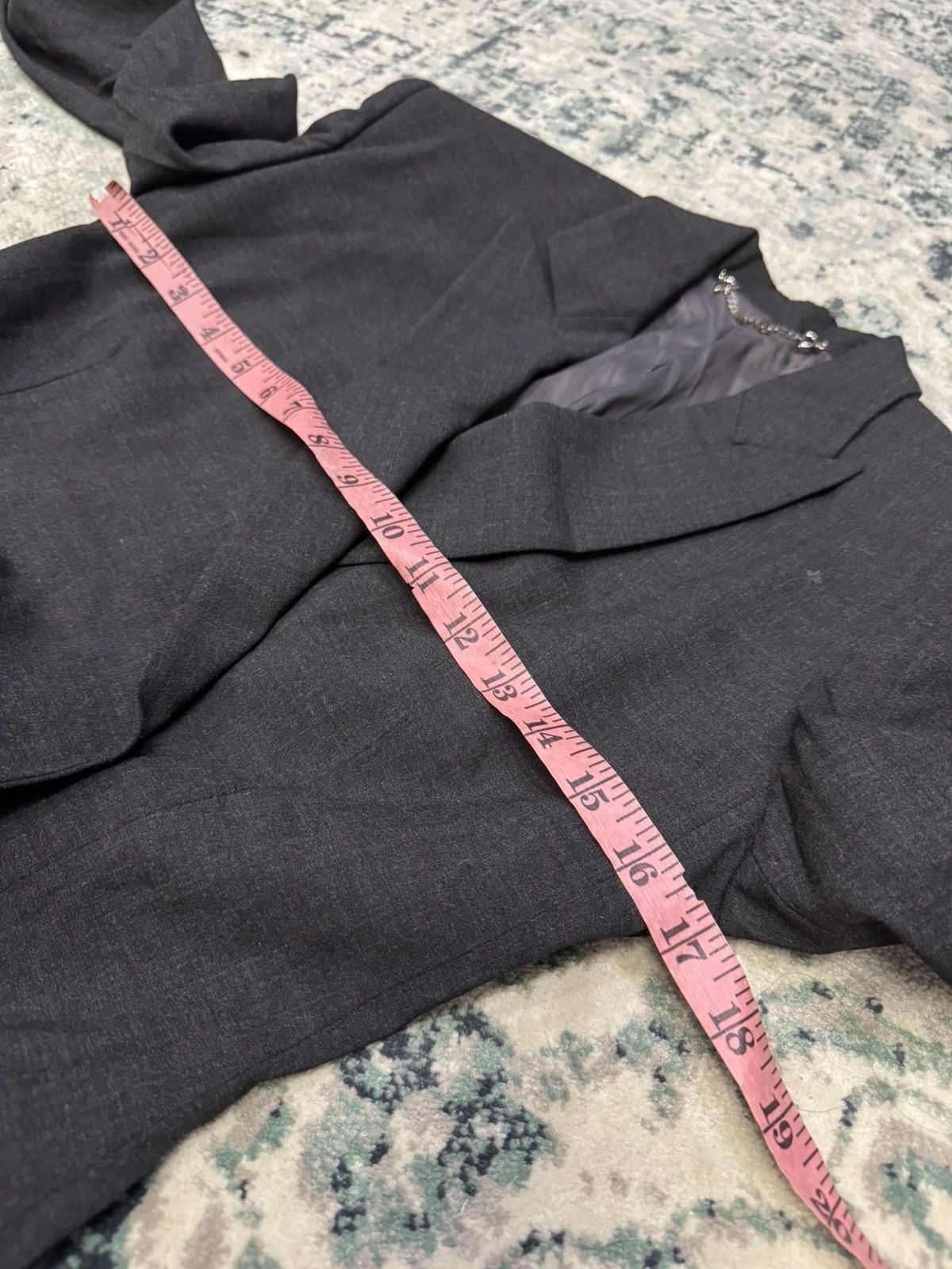 Gucci GUCCI DOUBLE BREASTED GABARDINE LANA WOOL BLAZER JACKET Size XS / US 0-2 / IT 36-38 - 10 Thumbnail