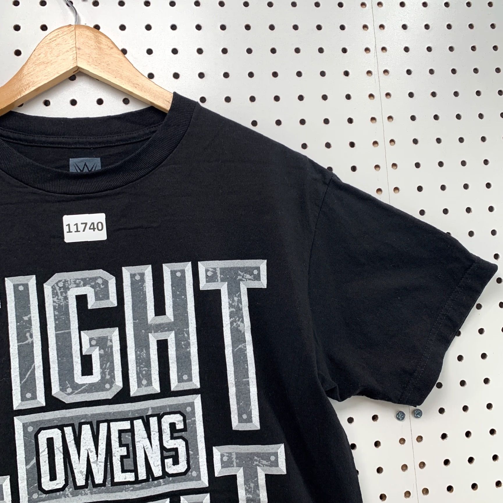 Vintage WWE Shirt Mens Kevin Owens Fight Owens Fight Short Sleeve Black Medium T-Shirt Size US M / EU 48-50 / 2 - 4 Thumbnail