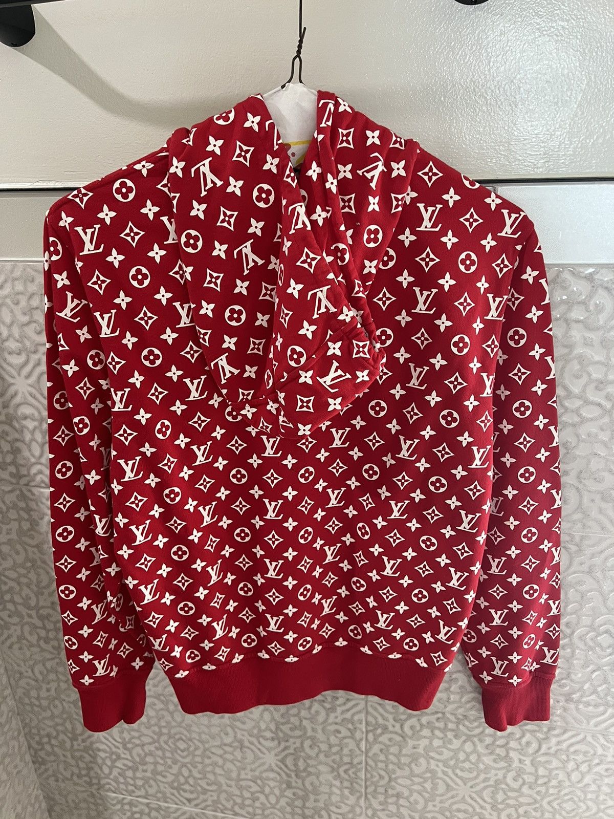 Louis Vuitton × Supreme Supreme LV BOGO Hoodie Size US S / EU 44-46 / 1 - 5 Thumbnail