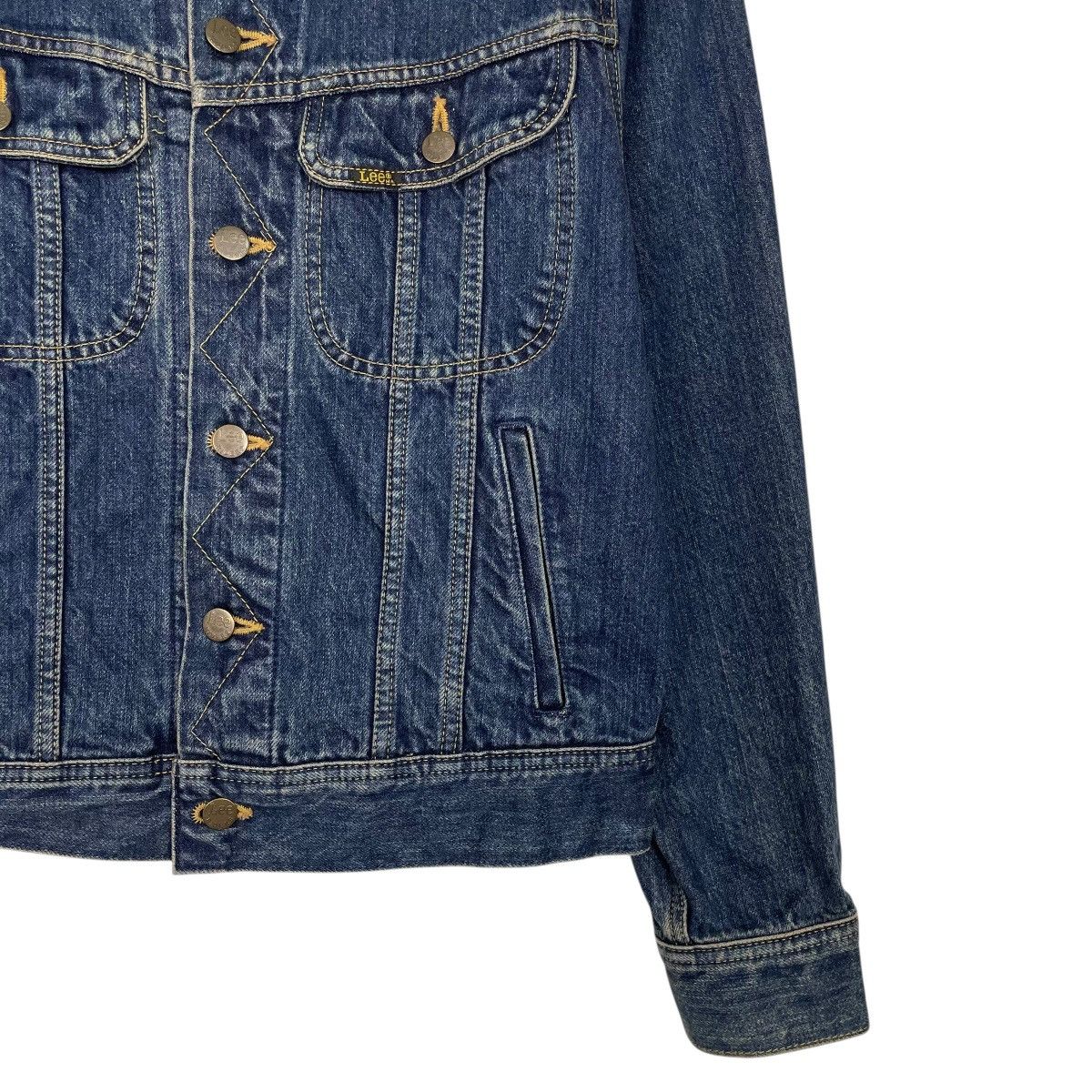 Lee Vintage 70s Lee Rider Denim Trucker Jacket Size US S / EU 44-46 / 1 - 4 Thumbnail