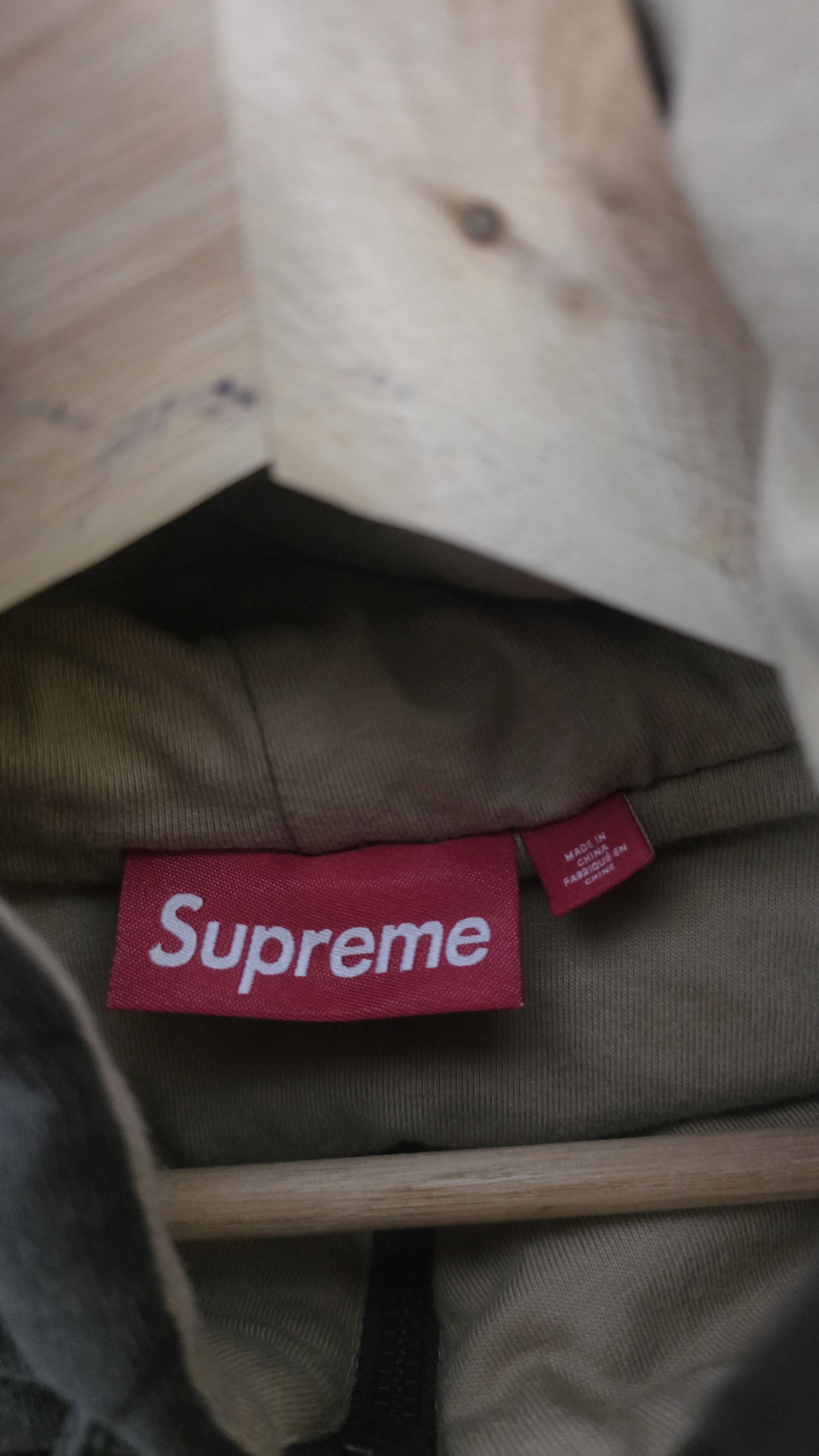 Supreme Supreme Quilted Zip Up Hooded Sweatshirt 'Dark Brown' Size US XL / EU 56 / 4 - 4 Thumbnail