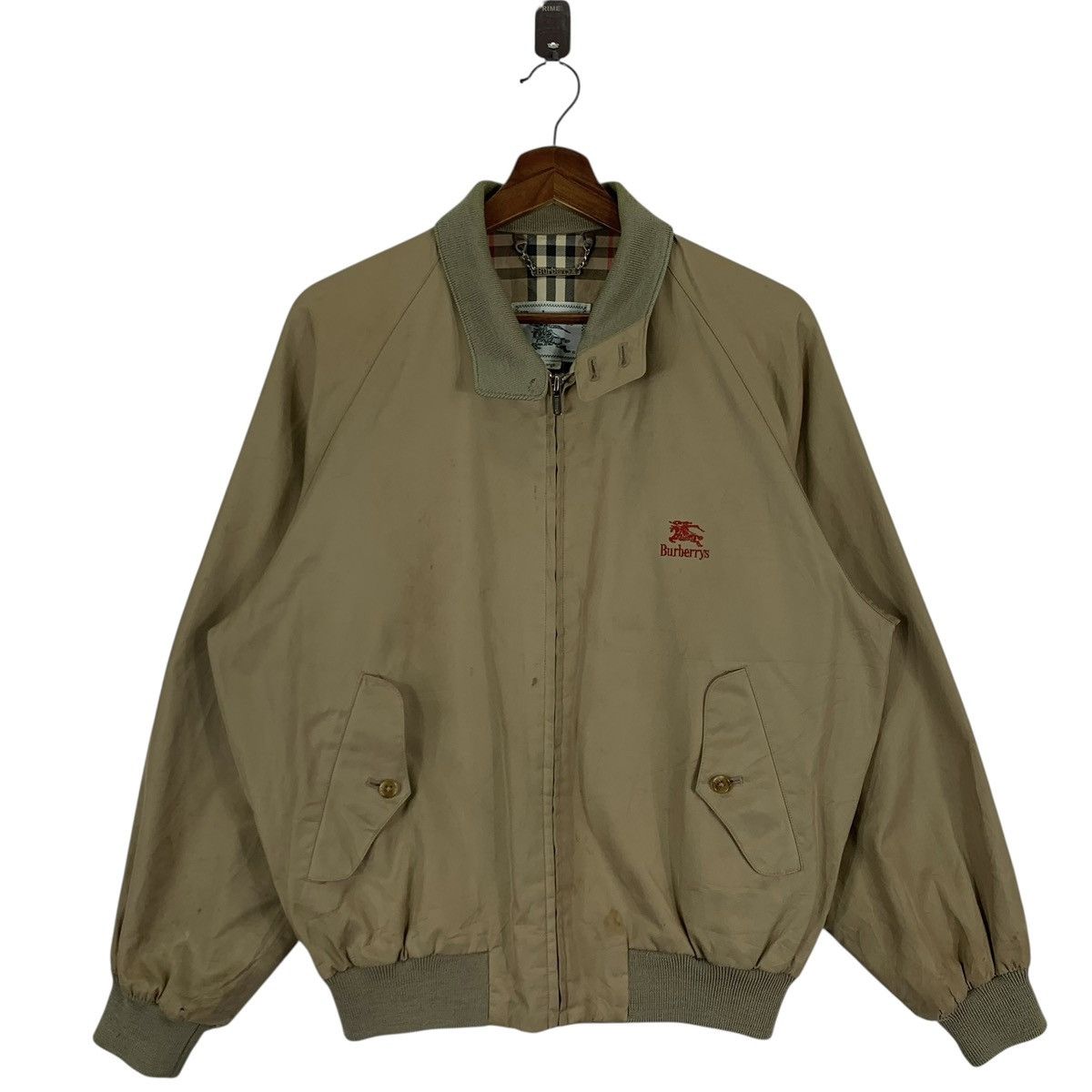 Burberry VINTAGE BURBERRYS NOVA CHECK BOMBER ZIPPER JACKET Size US L / EU 52-54 / 3 - 2 Thumbnail