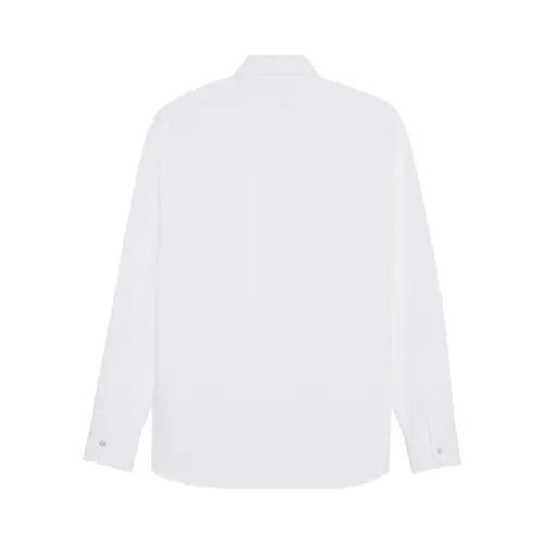 Saint Laurent Paris o1la1rc1a1225 564269 Slim-Fit Shirt in Poplin in White Size US L / EU 52-54 / 3 - 2 Thumbnail