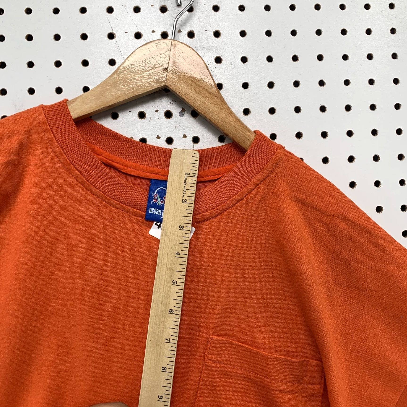 Ocean Pacific VINTAGE Ocean Pacific Pocket Shirt Orange M T-Shirt Short Sleeve Crew Neck Men 80s VTG Pockets USA 80s Size US M / EU 48-50 / 2 - 5 Thumbnail