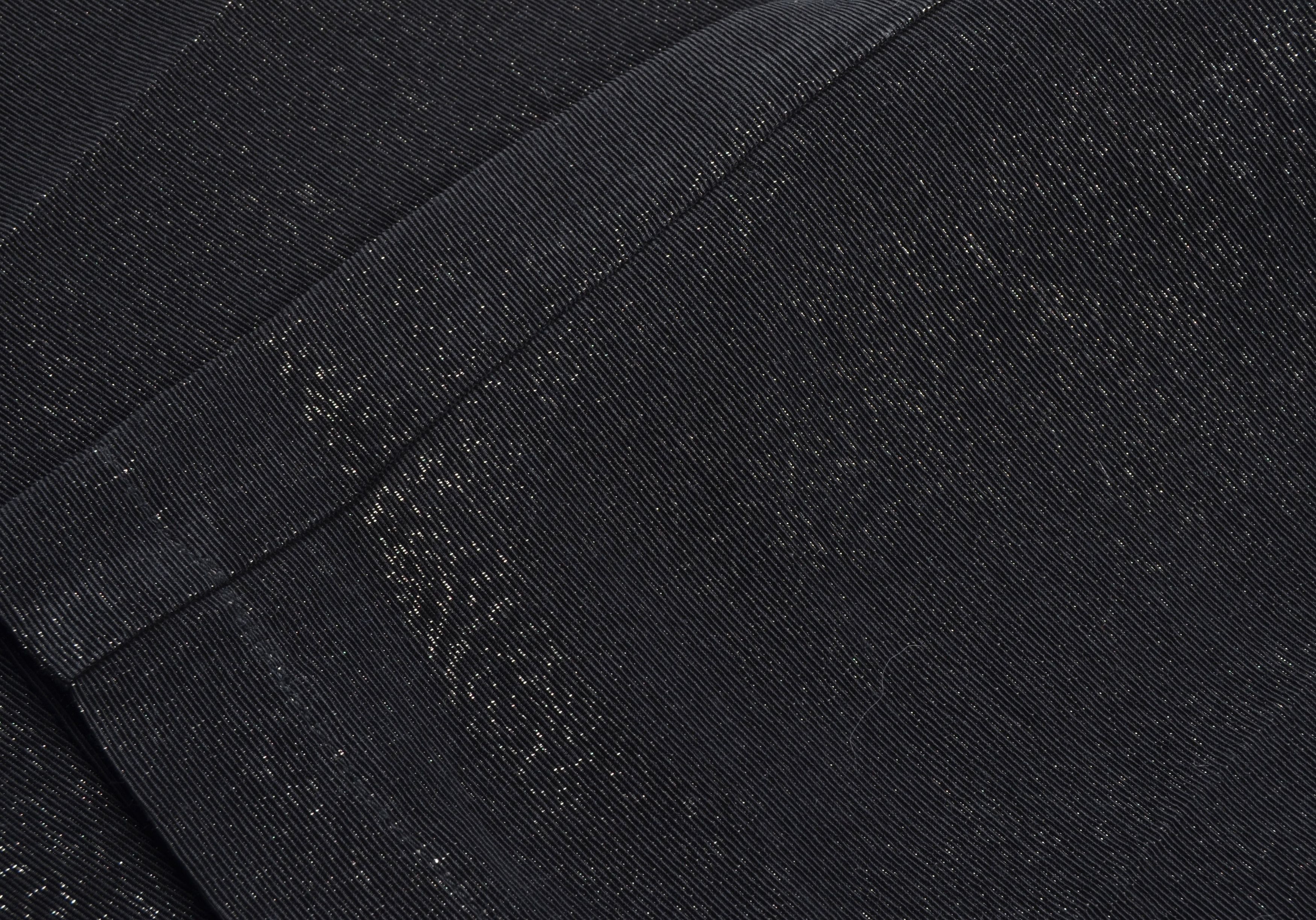 Moschino × Vintage Vintage Moschino Sparkle Black Straight Trousers Pants Size 28" / US 6 / IT 42 - 4 Thumbnail