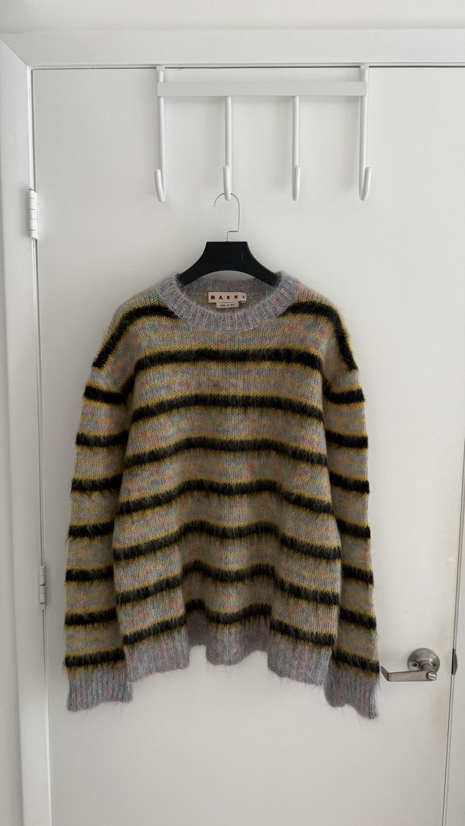 Marni Marni Striped Mohair Sweater Size US L / EU 52-54 / 3 - 1 Thumbnail