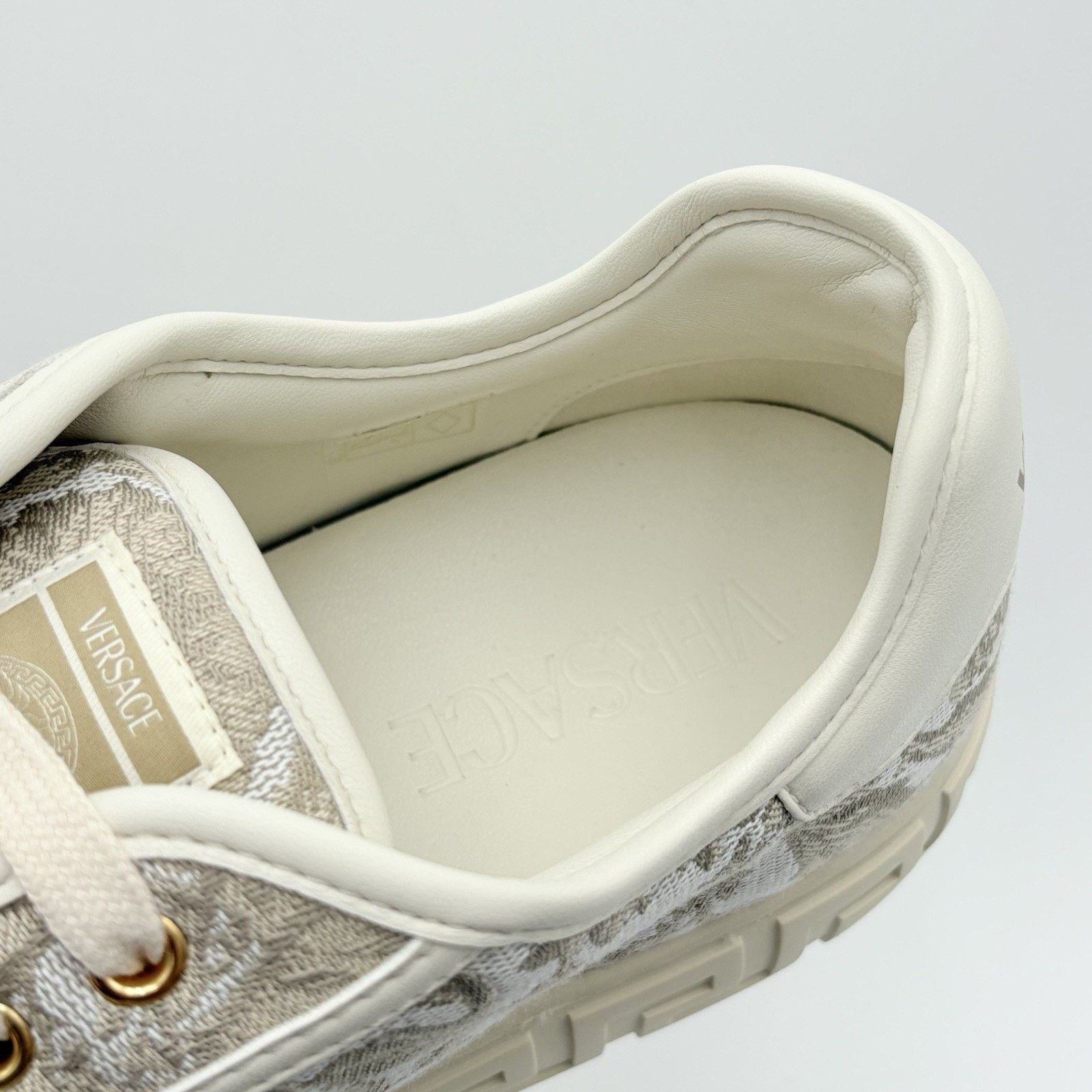 Versace Versace Barocco Greca Sneaker ' Beige Print ' | WORN ONCE! Size US 11 / EU 44 - 6 Thumbnail
