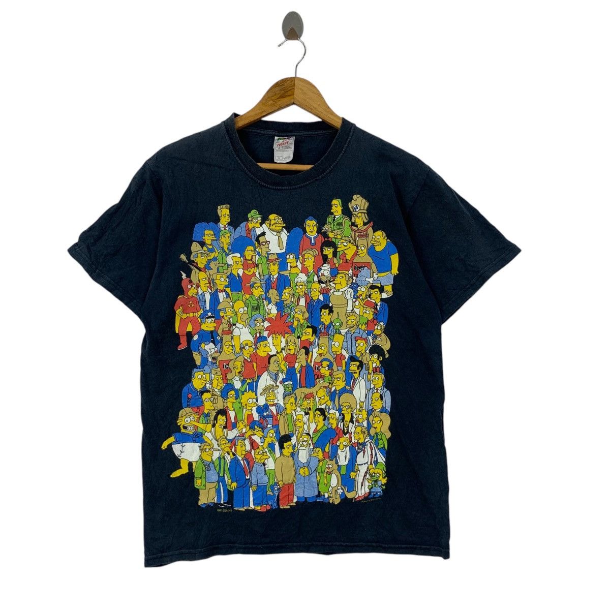 The Simpsons Vintage THE SIMPSONS CHARACTERS Collage Tee Shirt Top Size US M / EU 48-50 / 2 - 1 Thumbnail