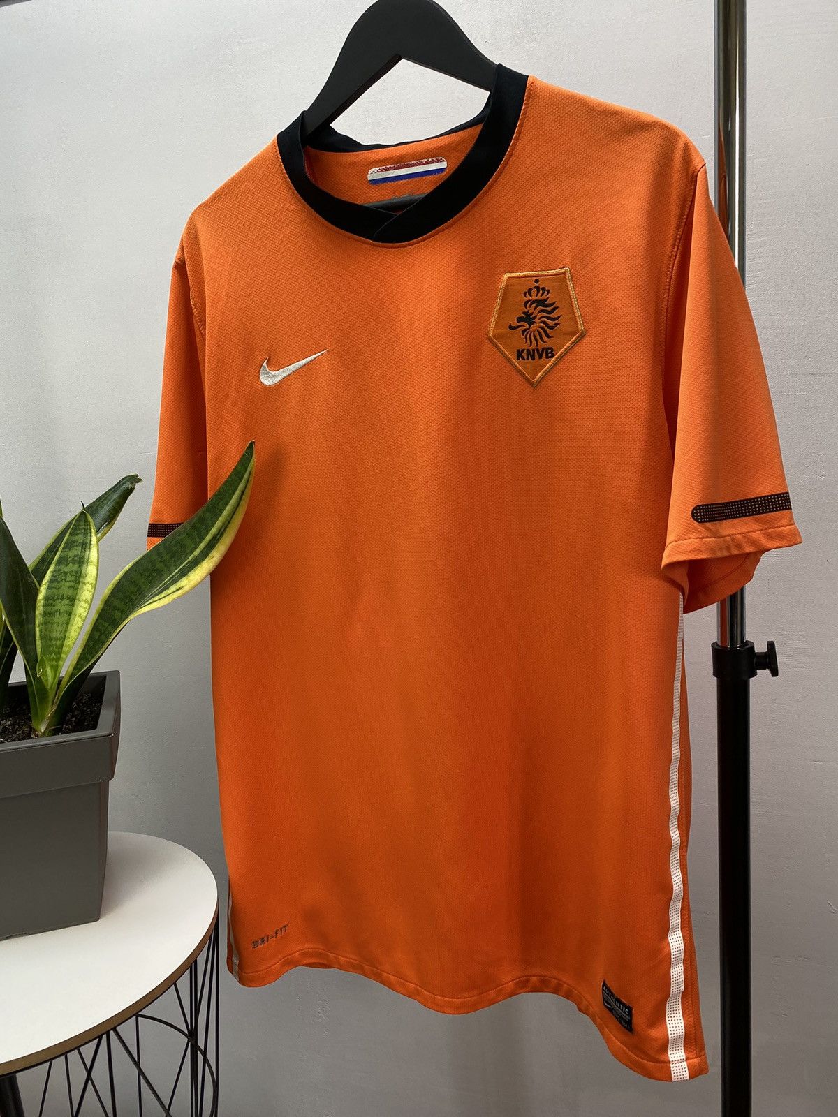 Nike NETHERLANDS TEAM 2010 2012 HOME FOOTBALL SHIRT SOCCER JERSEY Size US XL / EU 56 / 4 - 2 Thumbnail