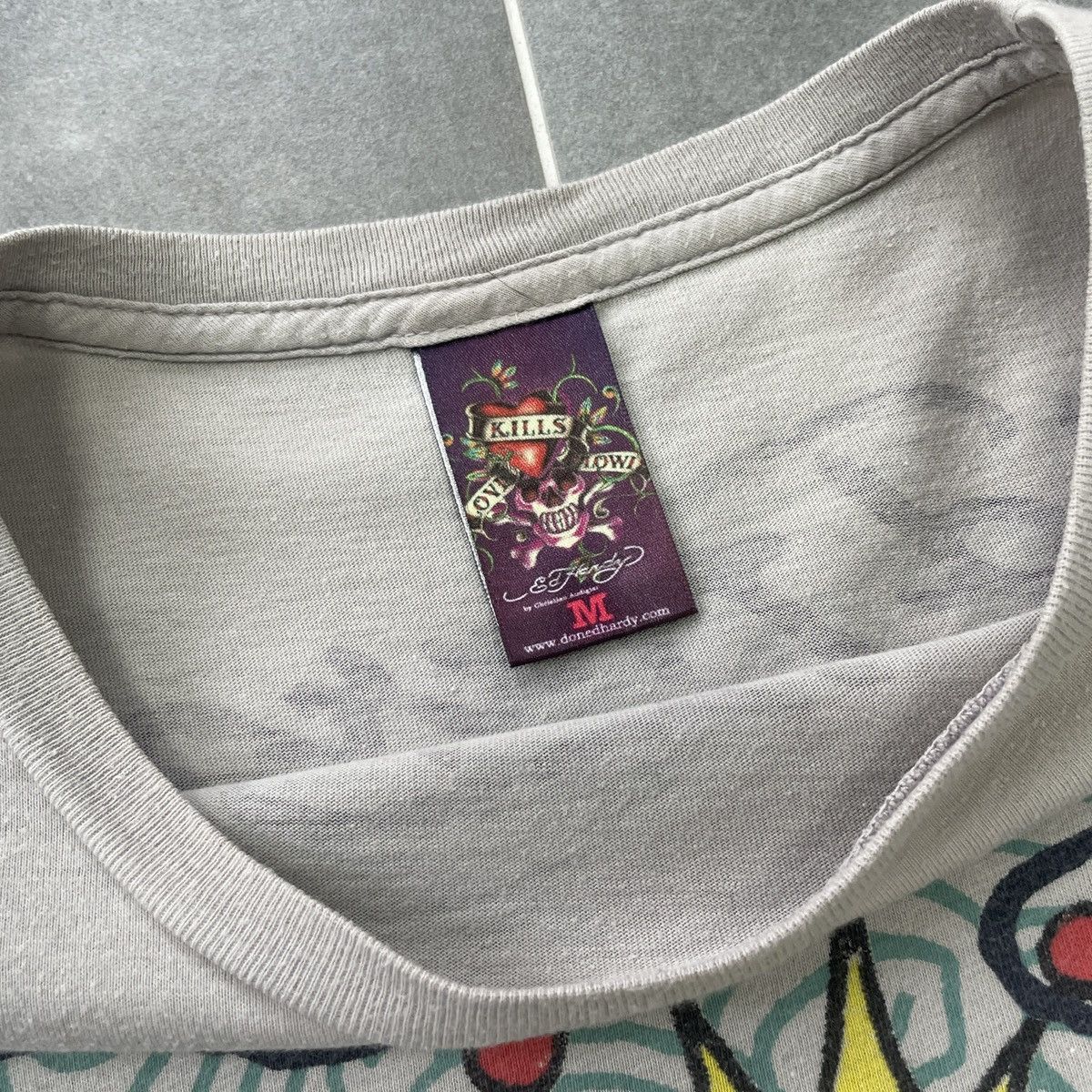 Christian Audigier × Ed Hardy Ed Hardy by Christian Audigier Skull New York T-Shirt Size M Size US M / EU 48-50 / 2 - 9 Thumbnail