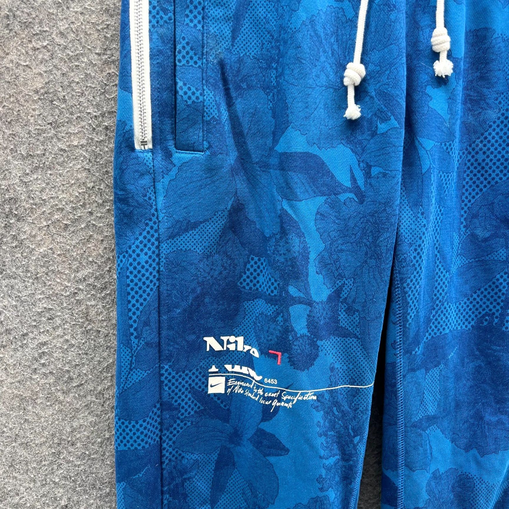 Nike Nike Jogger Men Medium Blue Dri Fit Standard Issue DV0016-453 Brigade Basketball Pants Size US 31 - 6 Thumbnail