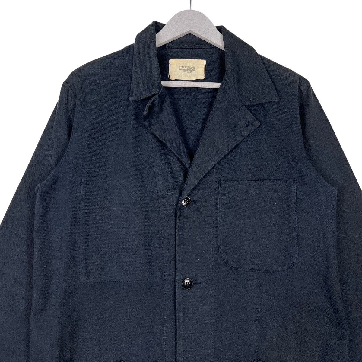 CABANE de ZUCCa × Issey Miyake × Zucca 🔥 ZUCCA TRAVAIL ISSEY MIYAKE INDIGO CHORE JACKET Size US S / EU 44-46 / 1 - 3 Thumbnail