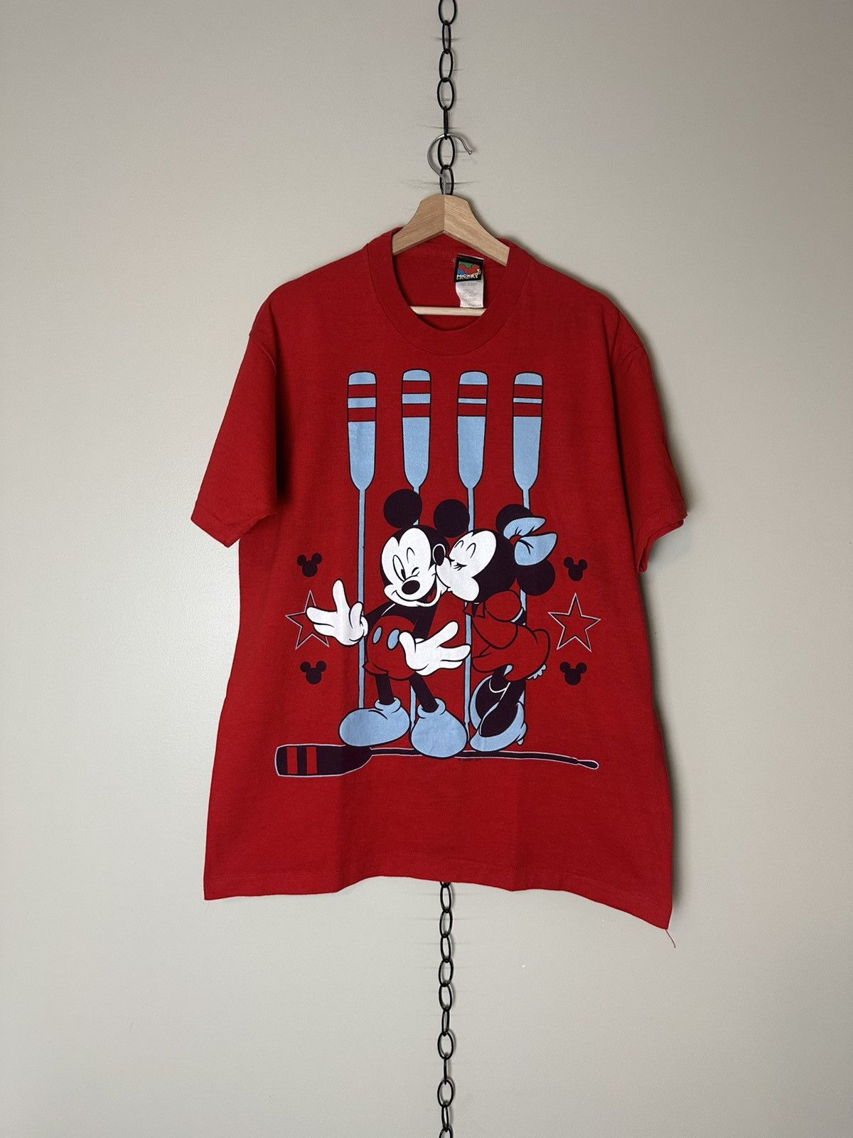 Disney × Mickey Mouse × Vintage Vintage Disney Mickey Mouse Minnie Mouse Love T-shirt Size US XL / EU 56 / 4 - 1 Thumbnail