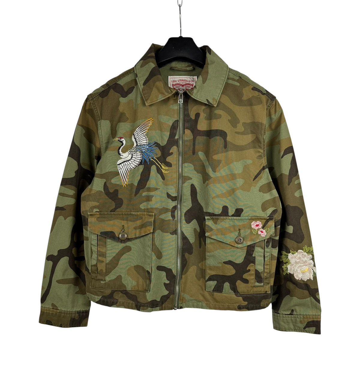 Levi's Levis Camouflage Caroline Zip Jacket Embroidered size M Size M / US 6-8 / IT 42-44 - 11 Thumbnail