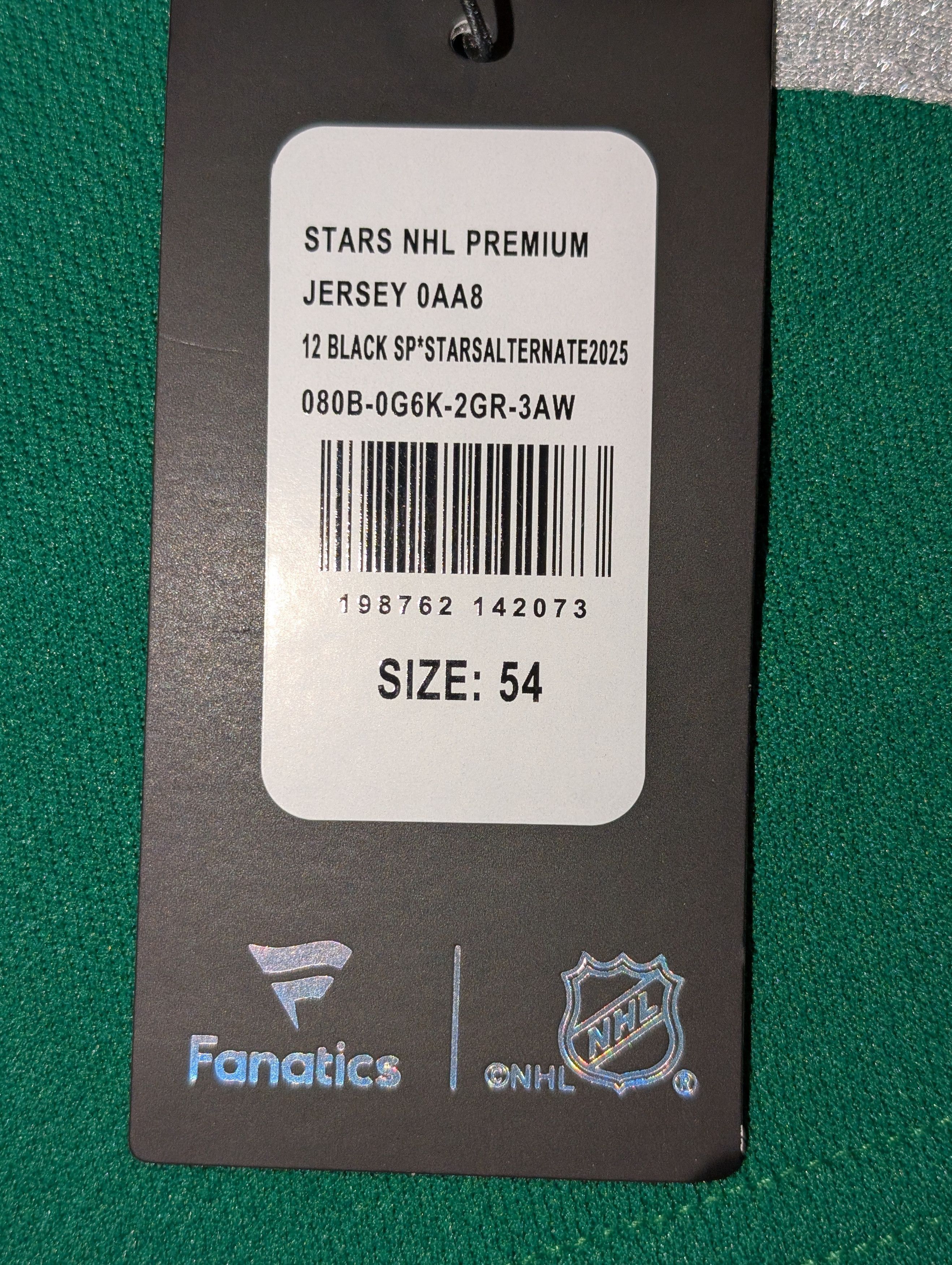 NHL Wyatt Johnston Dallas Stars 3rd jersey Fanatics Premium sz54 Size US XL / EU 56 / 4 - 11 Thumbnail