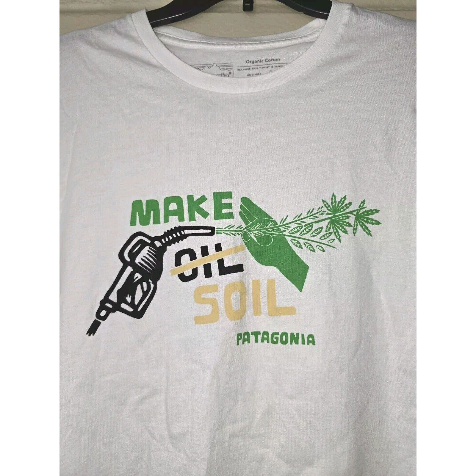 Patagonia Patagonia Shirt Size M Make Soil Not Oil Graphic Organic Size US M / EU 48-50 / 2 - 2 Thumbnail