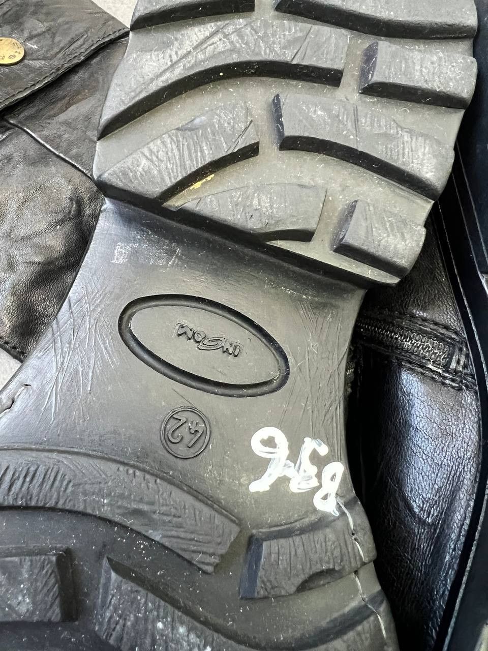 A.S.98 AS98 Scar Stitching Leather Boots Y2K Vintage Archive Opium Size US 9 / EU 42 - 12 Thumbnail