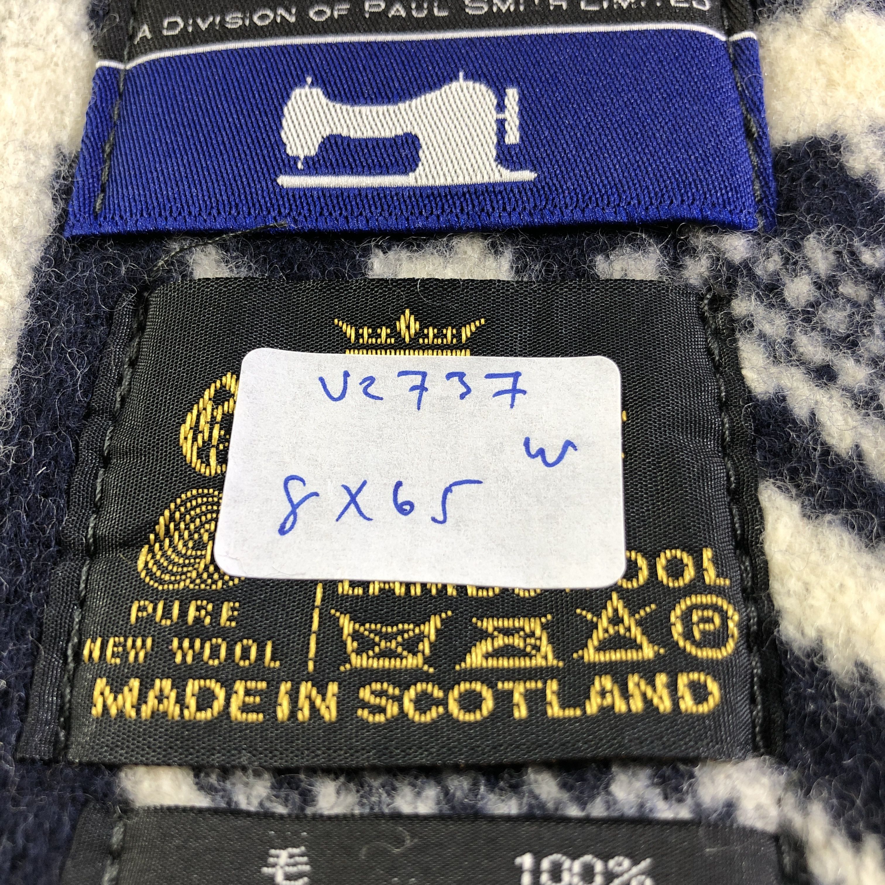 R.Newbold R.Newbold X Glen Prince Wool Scarf Muffler Neckwear V2737 Size ONE SIZE - 11 Thumbnail