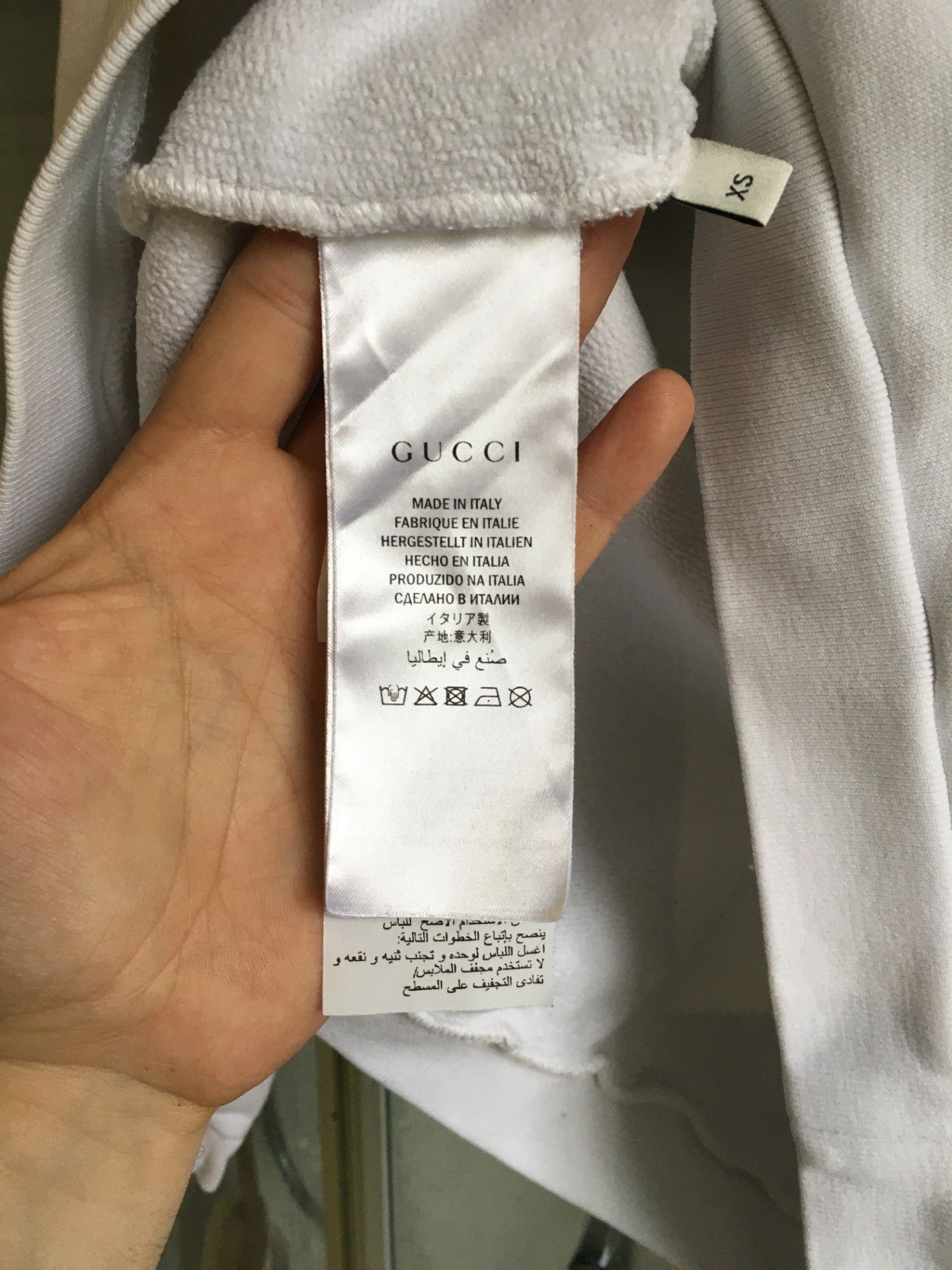 Gucci Gucci Logo Cotton Sweatshirt Size Small RRP $1,700 Size US S / EU 44-46 / 1 - 3 Thumbnail