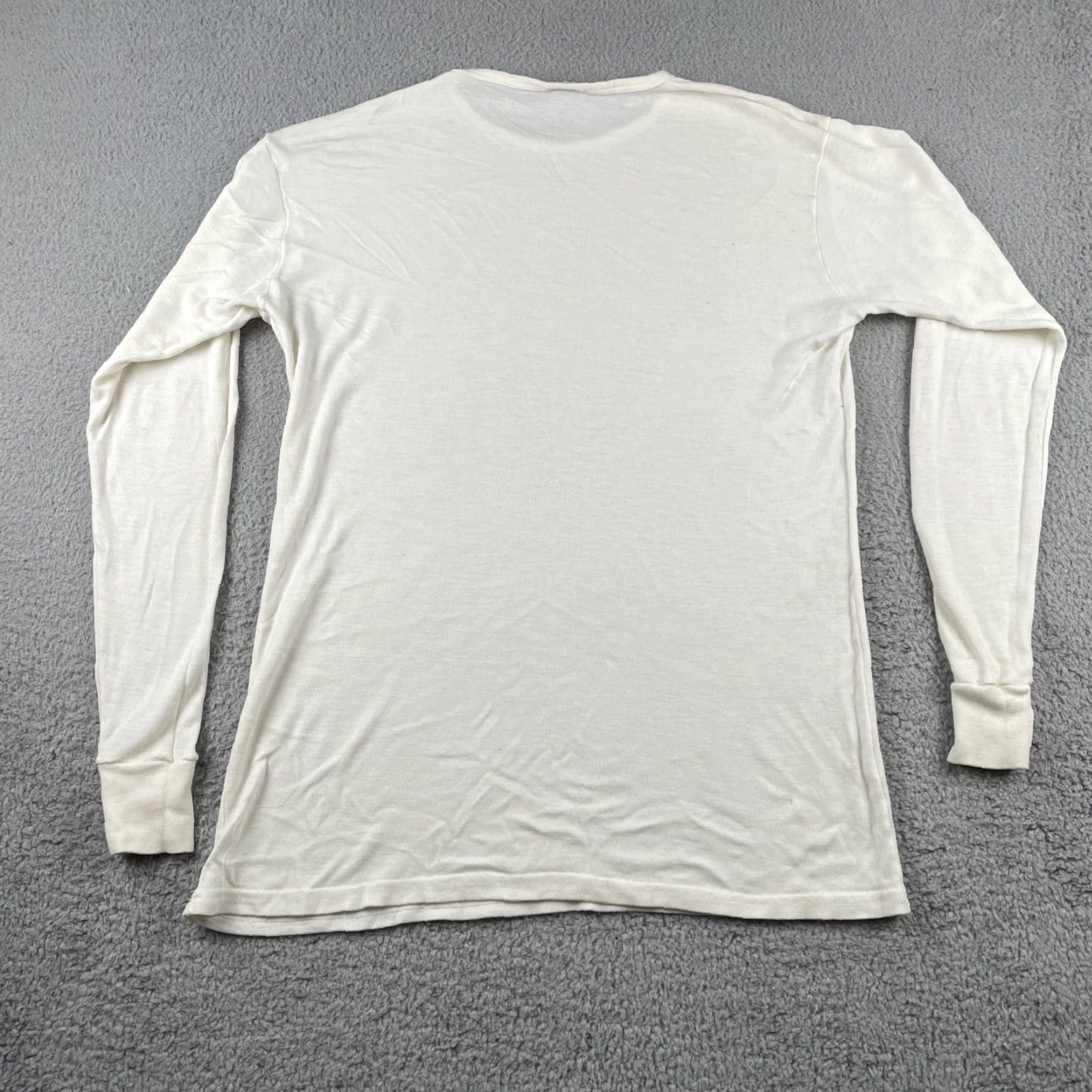 Vintage VINTAGE Damart Thermolactyl Thermal Shirt 2XL White USA 90s Long Sleeve Mens T-Shirt Size US XXL / EU 58 / 5 - 7 Thumbnail