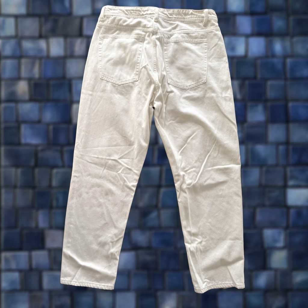 YoungLA YoungLA Jeans 609 Baggy White Denim 36L Mens Relaxed Fit 5-Pocket Jeans Hip Hop Grunge City Y2K Mens Size US 36 / EU 52 - 1 Thumbnail