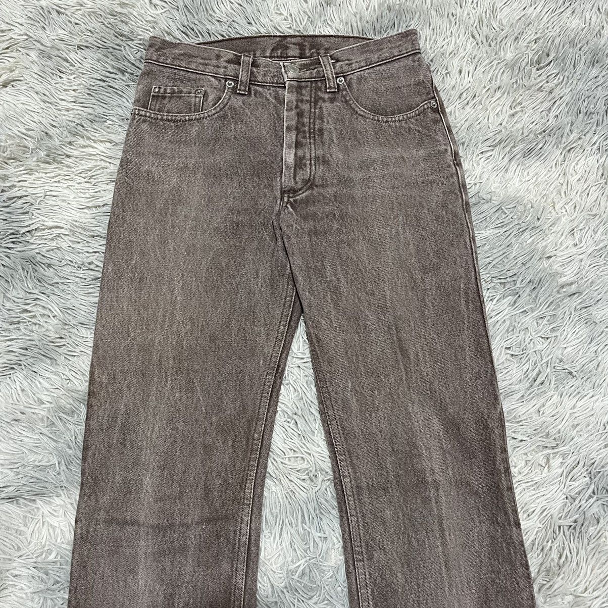 Helmut Lang Vintage Helmut Lang Italian Cut Brown Acid Wash Size 28" / US 6 / IT 42 - 2 Thumbnail